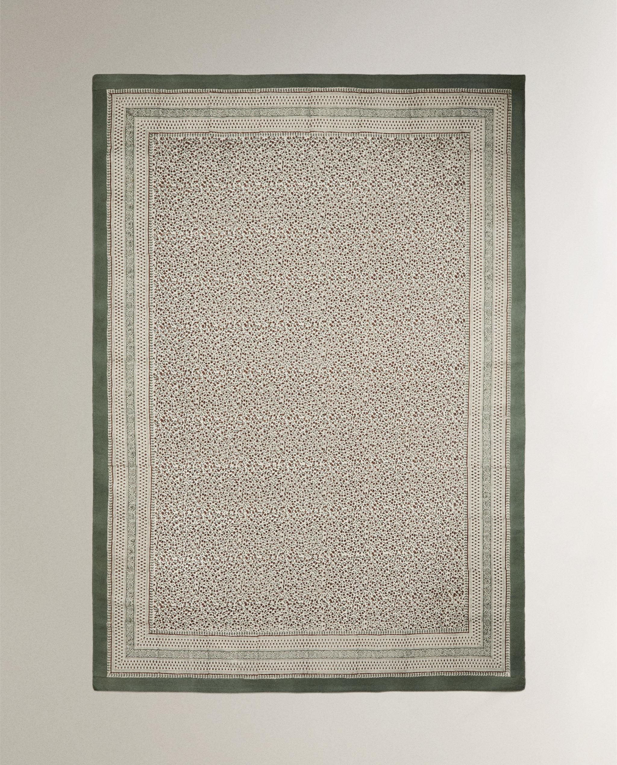 COTTON BLOCK PRINT RUG product thumbnail 10