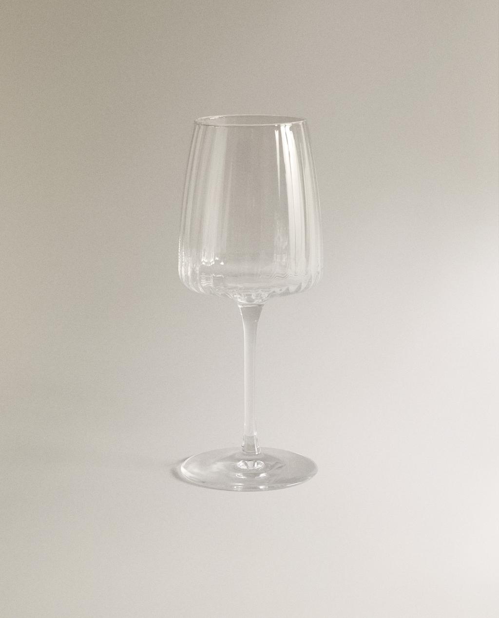VERRE À VIN RECYCLABLE LIGNES