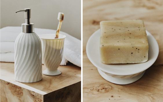 ACCESORIOS DE BAÑO BONE CHINA