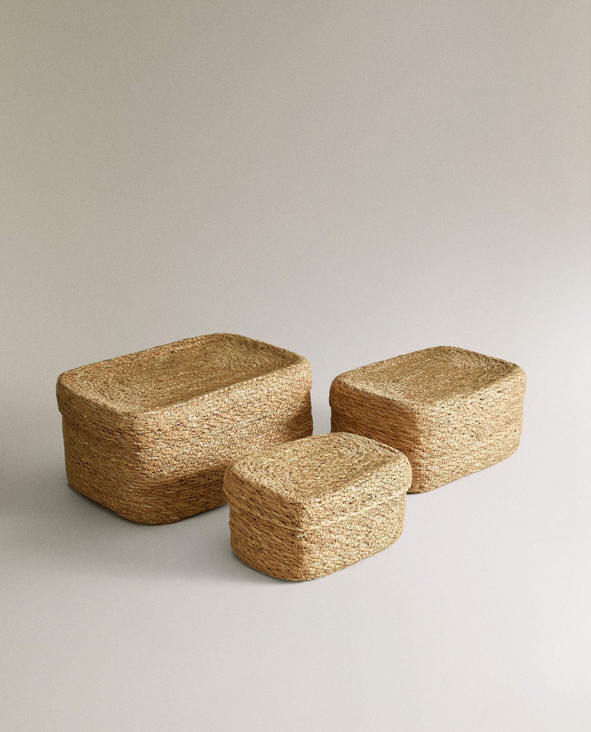 SEAGRASS BASKET WITH LID product thumbnail 6