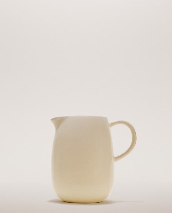 PLAIN STONEWARE MILK JUG PLAIN STONEWARE MILK JUG