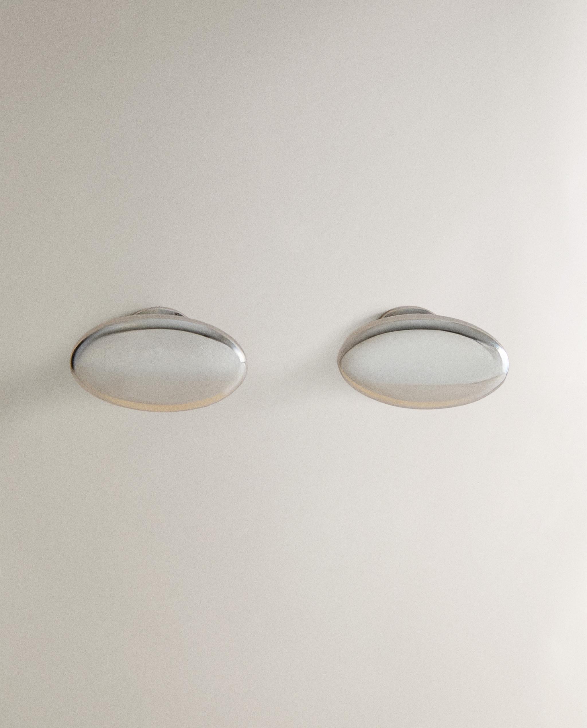 PACK OF OVAL METAL DOOR KNOBS (PACK OF 2) product thumbnail 5