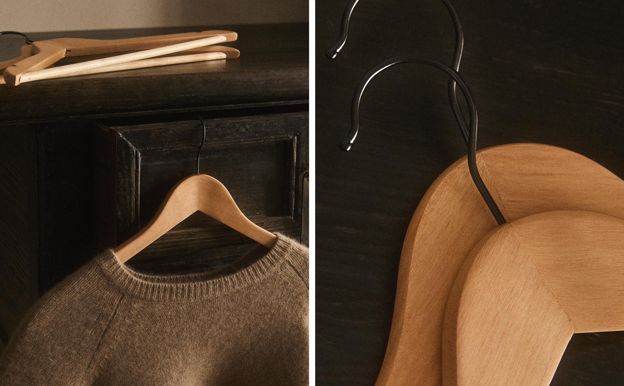 LACQUERED WOODEN HANGER (SET OF 3) product thumbnail 10