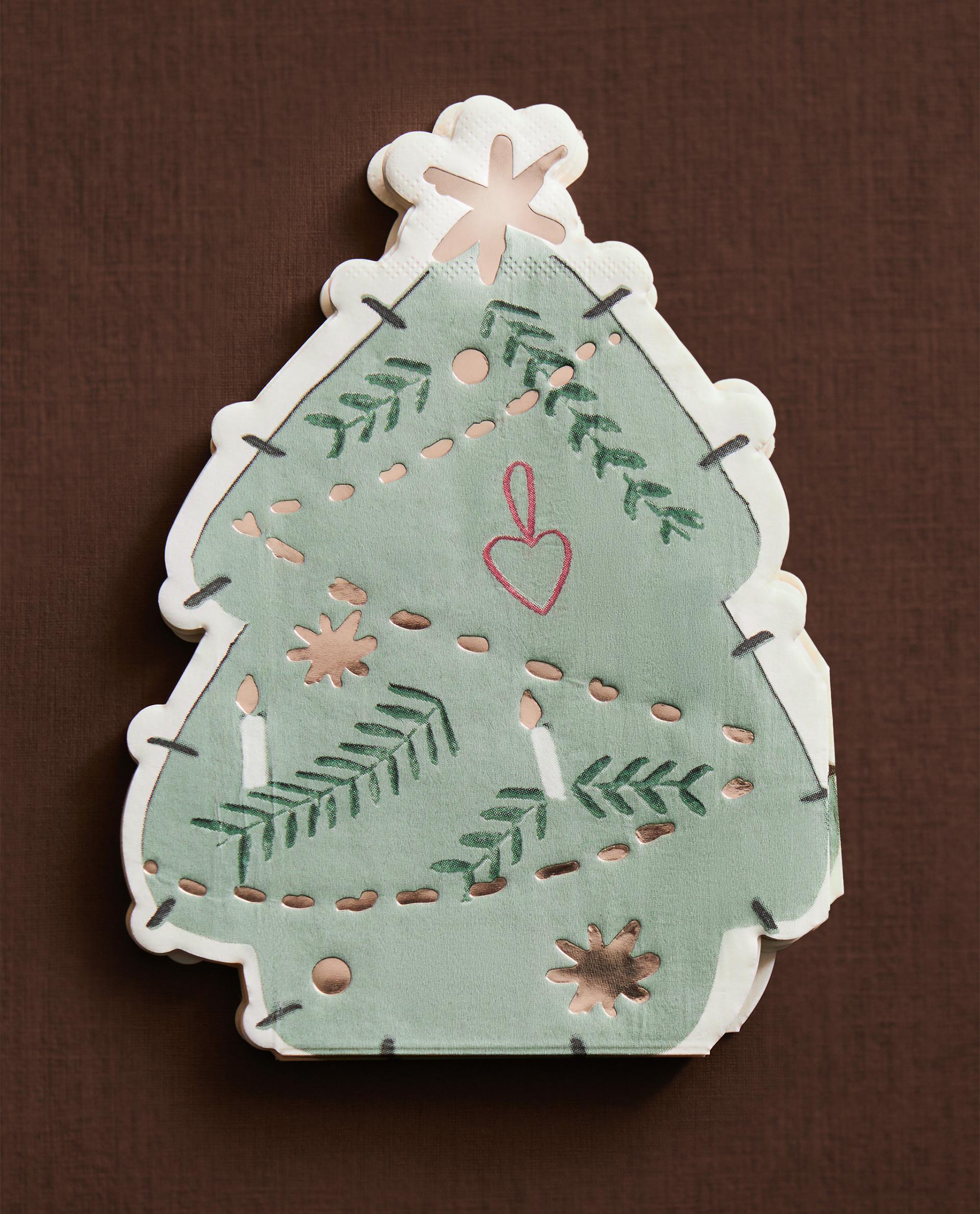 クリスマスツリー キッズ ペーパーナプキン (20枚セット) | Zara Home