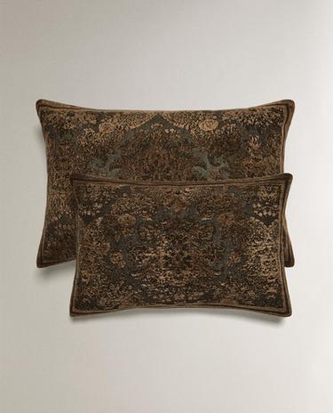 JACQUARD CHENILLE CUSHION COVER