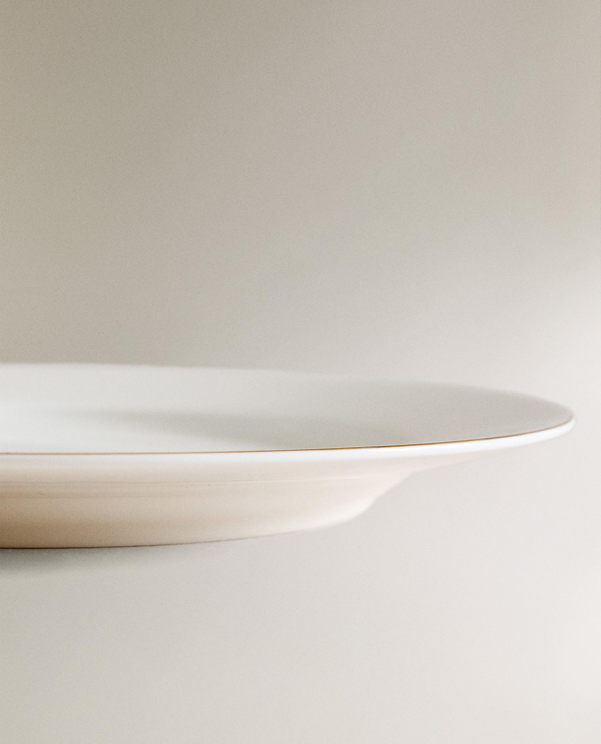 BONE CHINA DINNER SET WITH RIM