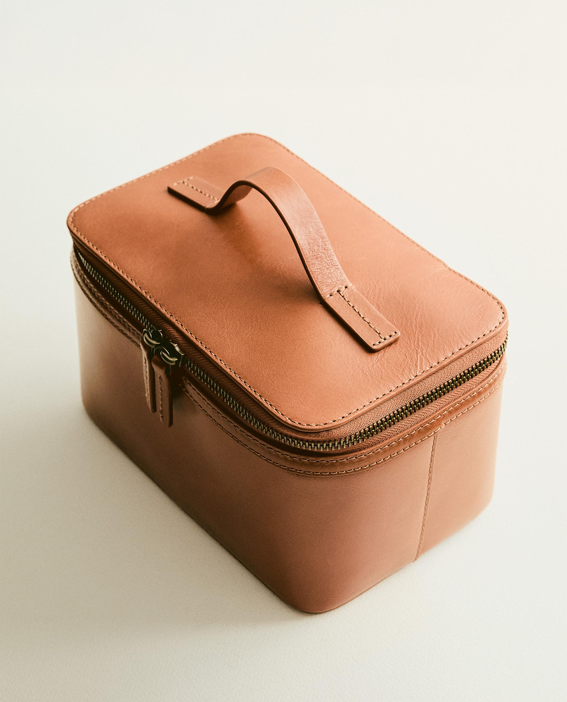 LEATHER TOTE BAG | Zara Home United States of America