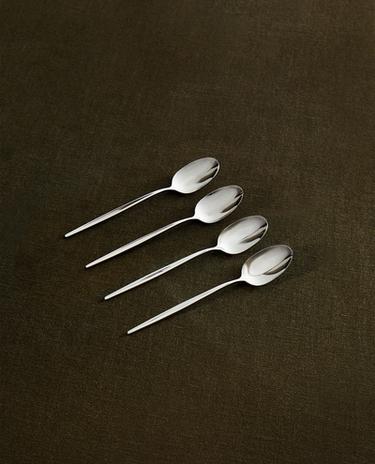 PACK OF COFFEE SPOONS WITH THIN HANDLES (PACK OF 4)