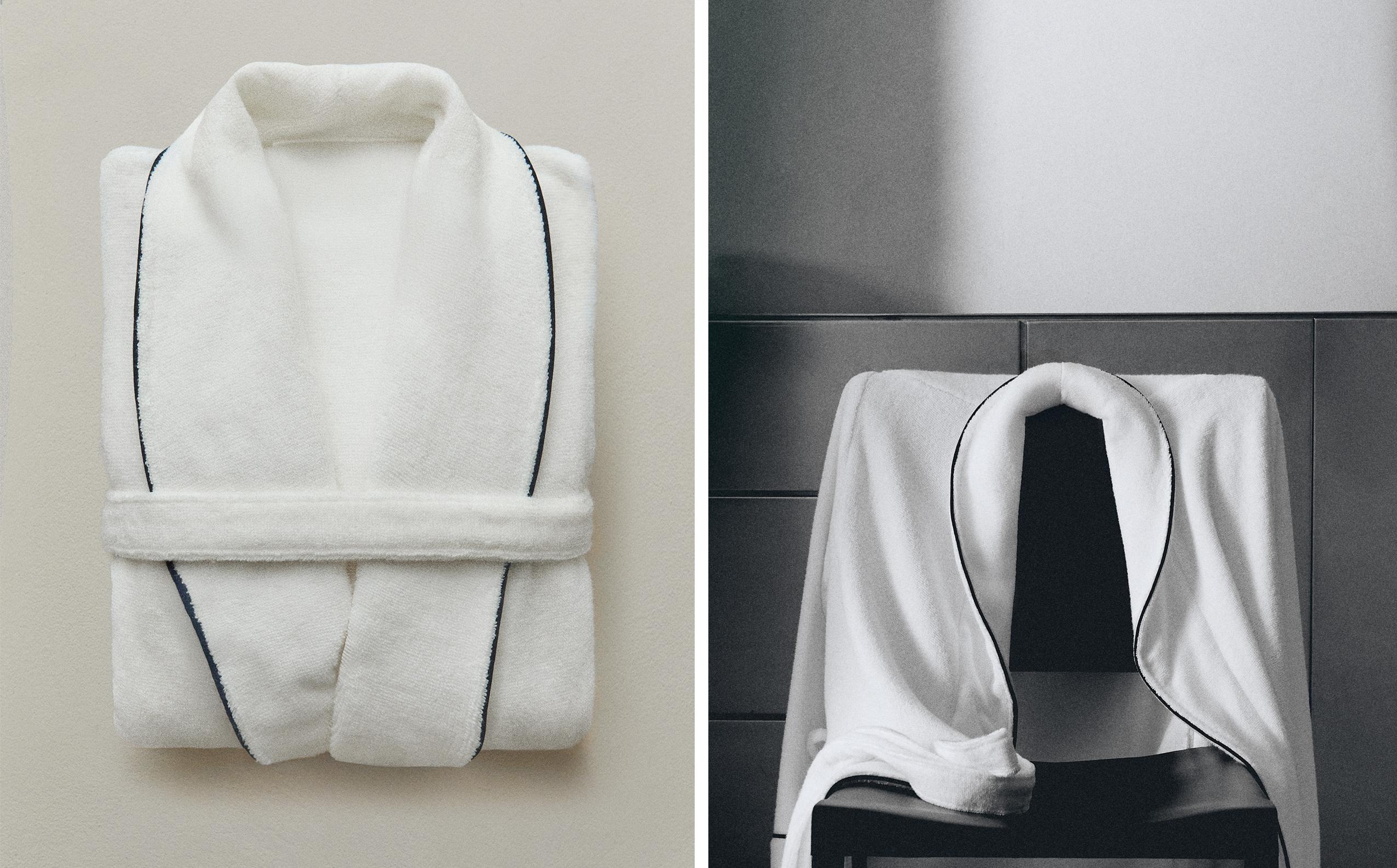 BATHROBE WITH PIPING (400 GXM²) product thumbnail 10