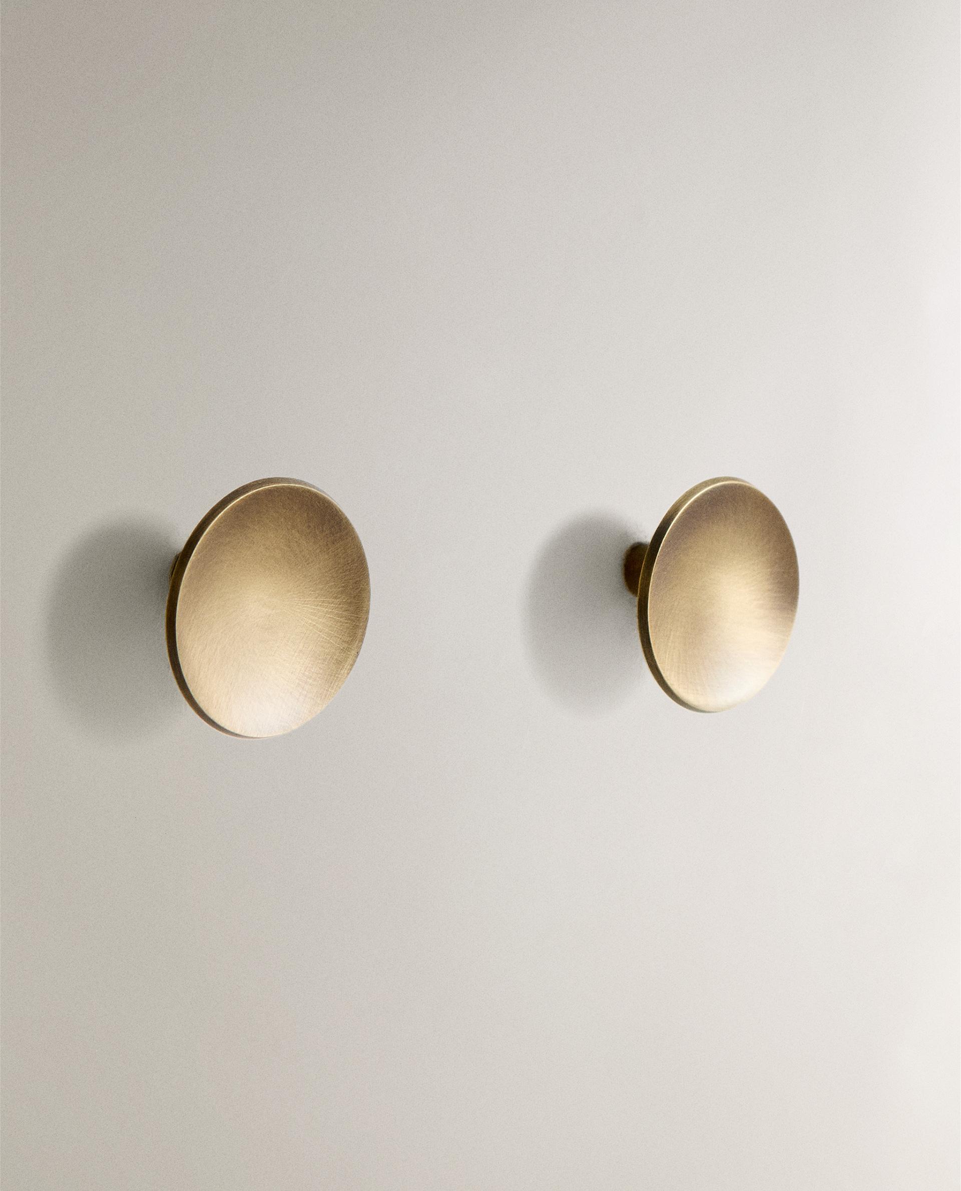丸型 真鍮製 ノブセット (2個入り) | Zara Home 日本/Japan