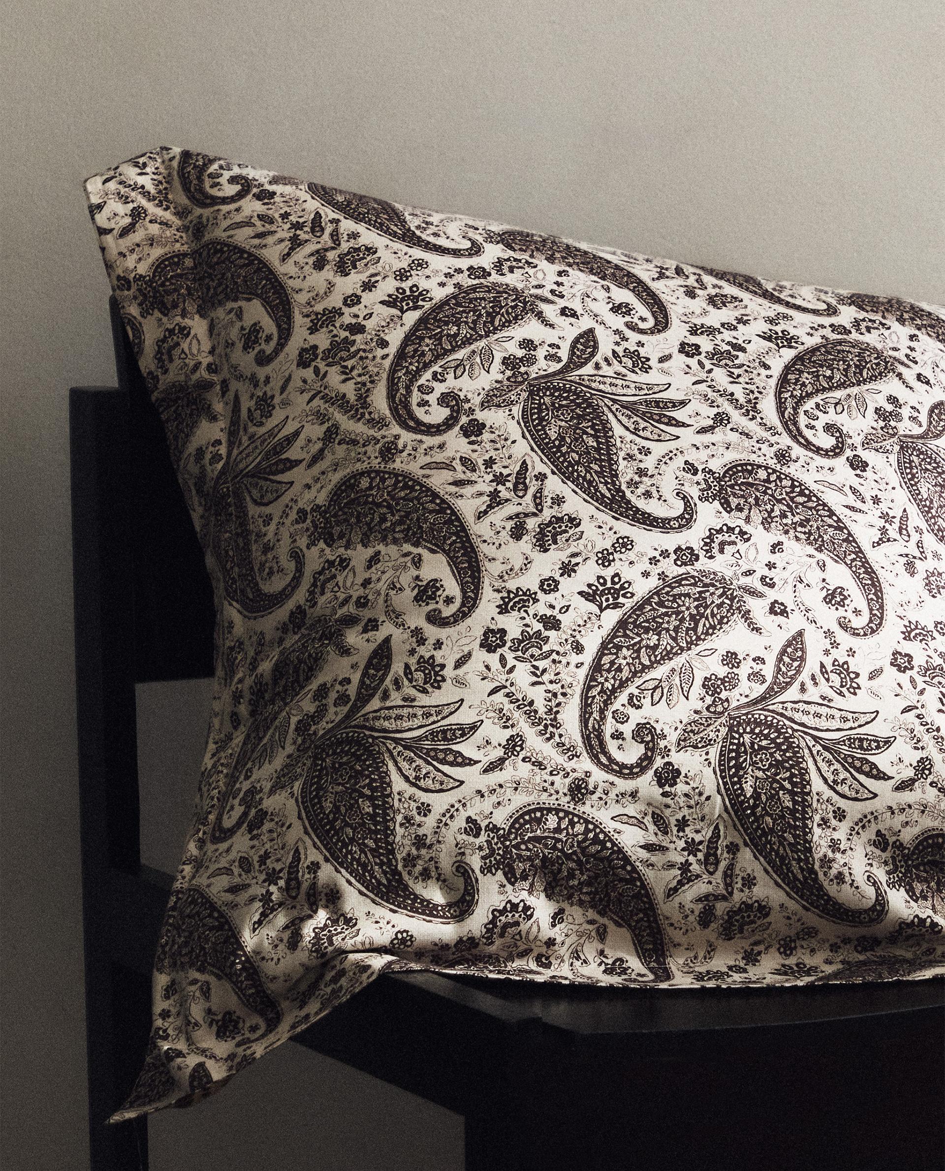 サテン ペイズリープリント デュベカバー | Zara Home 日本/Japan