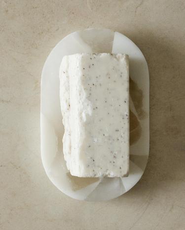 ALABASTER RESIN BATHROOM SOAP DISH