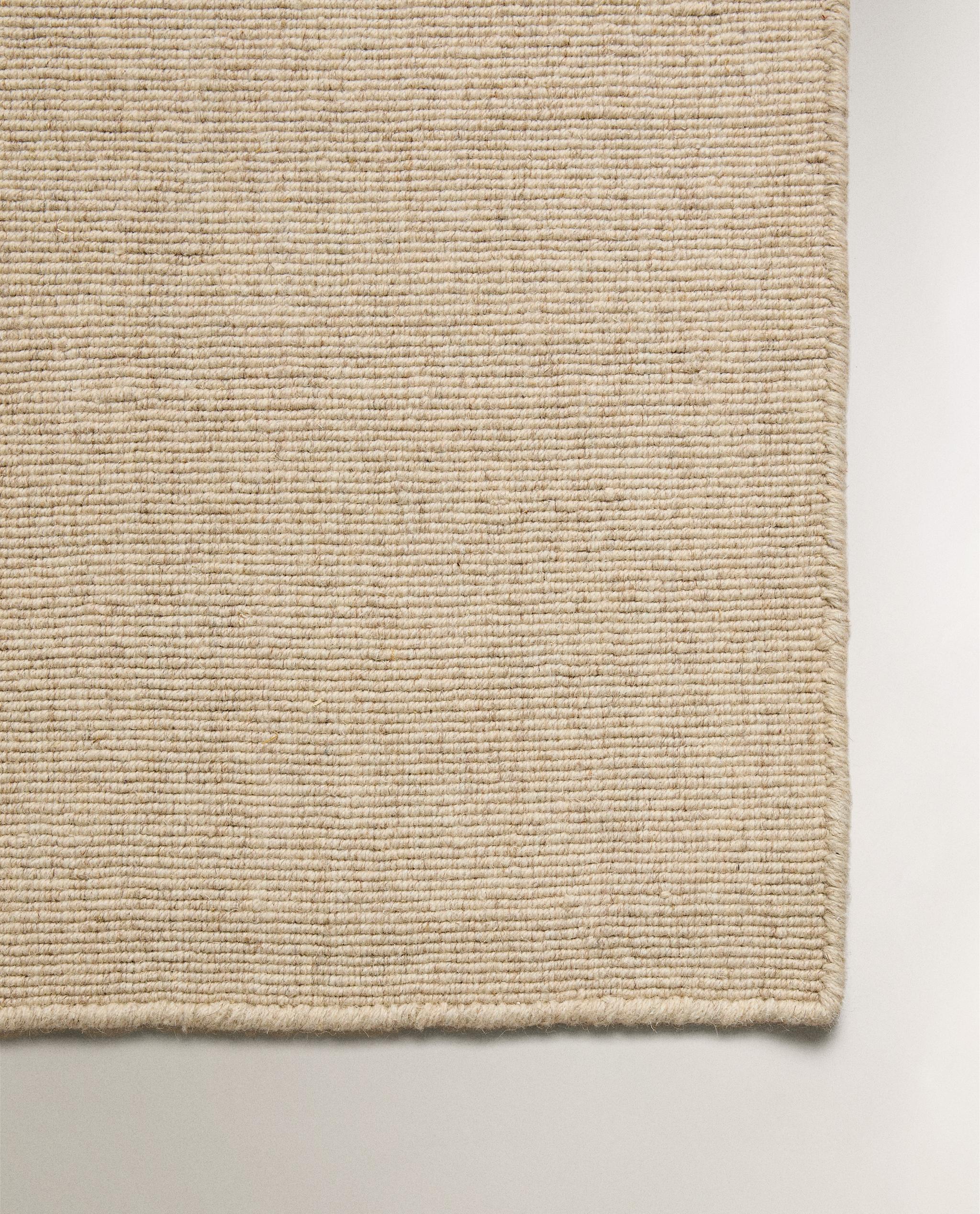 ZARA HOME ウール ラグ　クリーム色　未使用 ウールラグ | Zara Home 日本/Japan