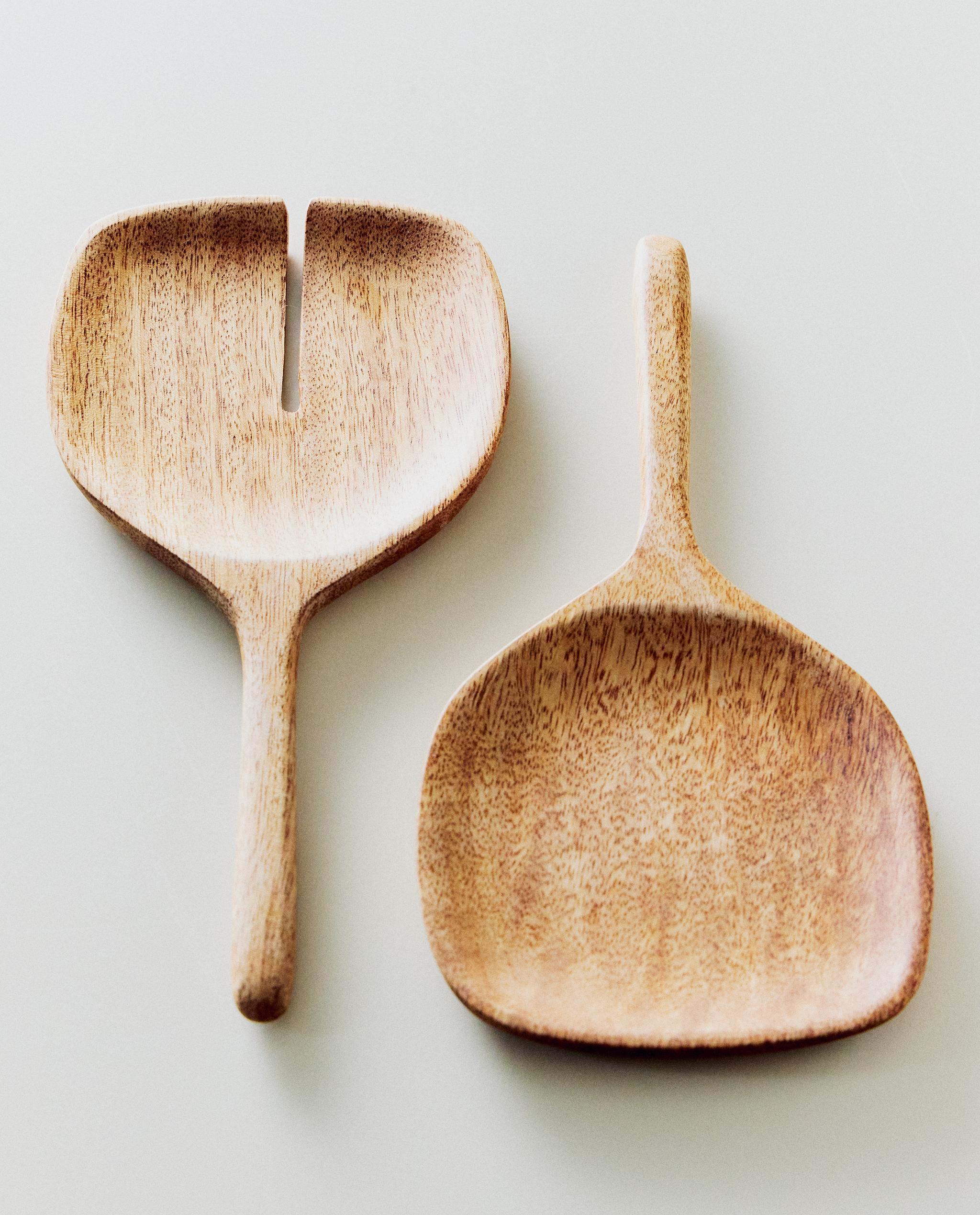 SET OF MANGO WOOD SALAD CUTLERY product thumbnail 9