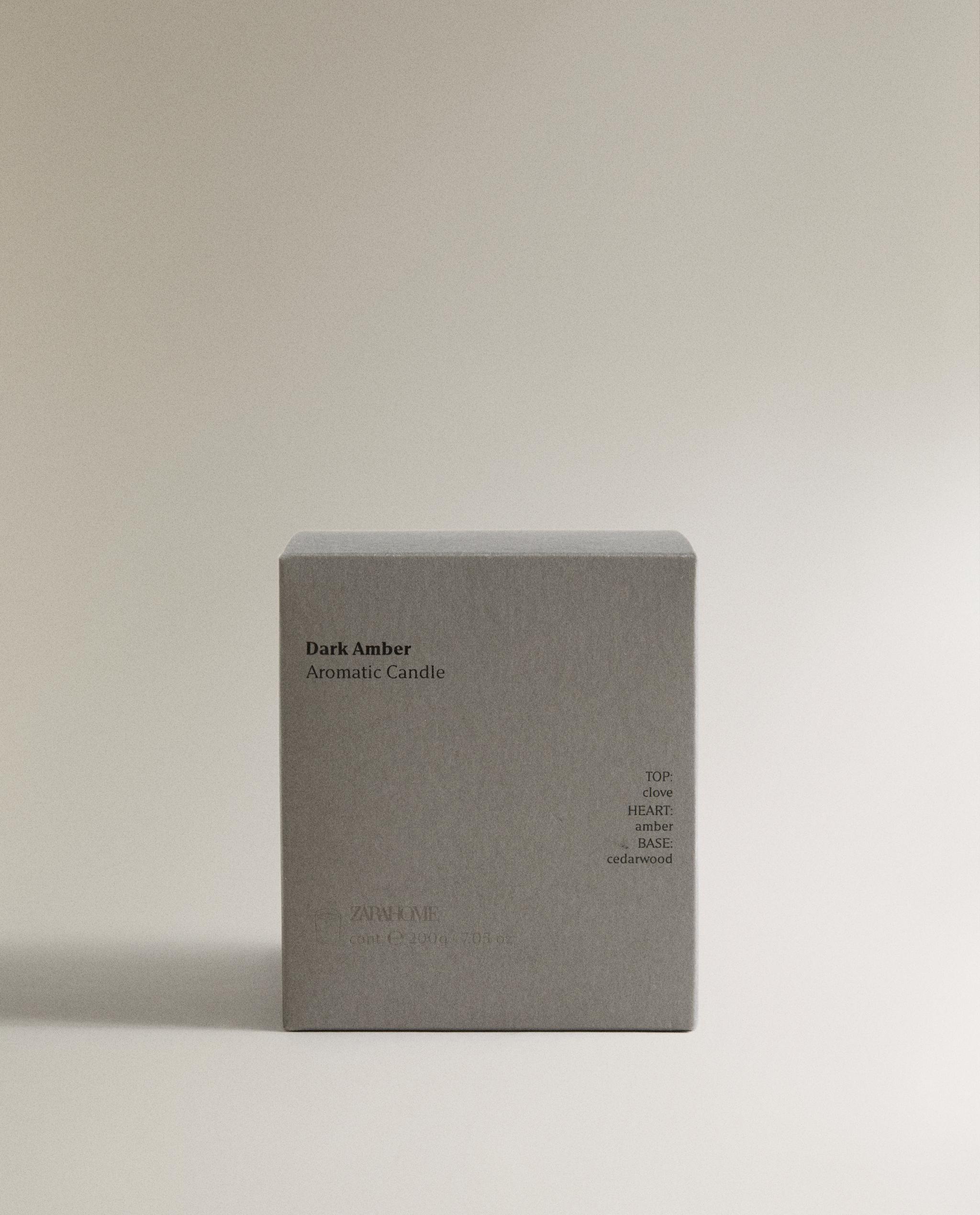 (200 G) DARK AMBER SCENTED CANDLE product thumbnail 6