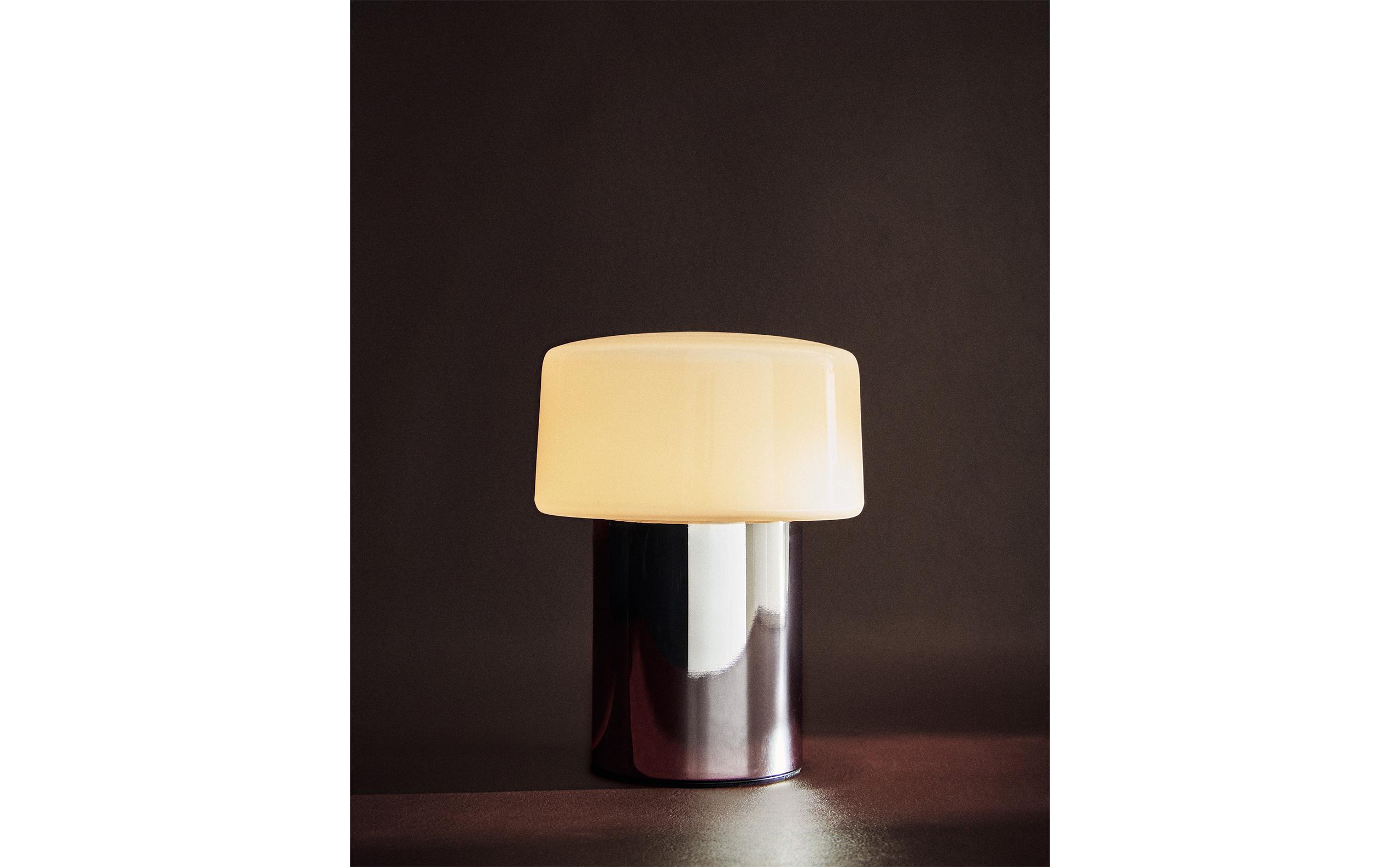 GLASS AND METAL TABLE LAMP | Zara Home United States of America