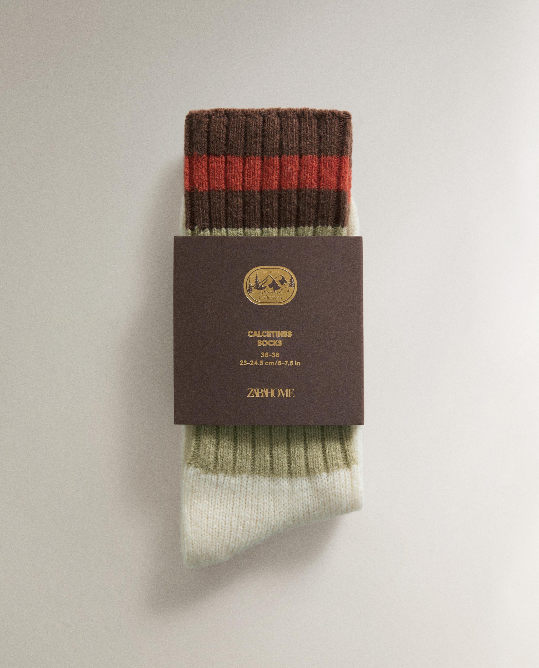 STRIPED WOOL SOCKS product thumbnail 13