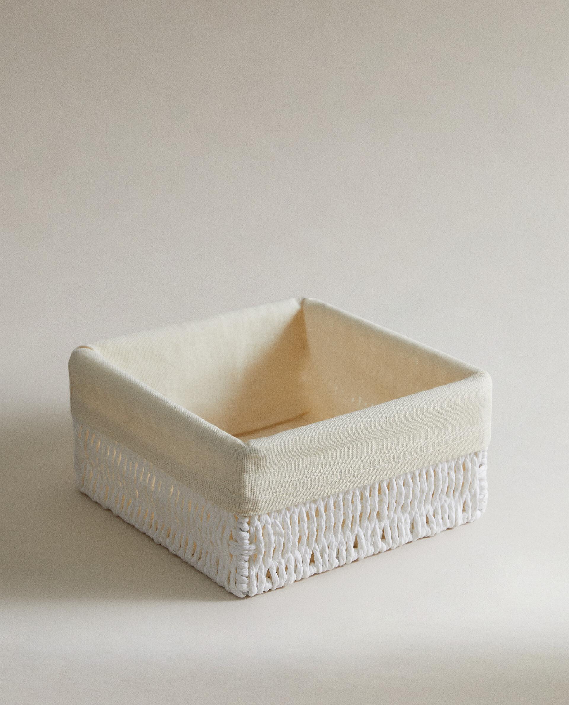 SQUARE BASKET WITH COTTON LINING product thumbnail 17