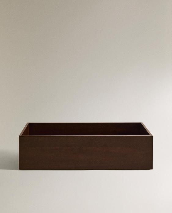 WOODEN MAKEUP ORGANISER BOX
