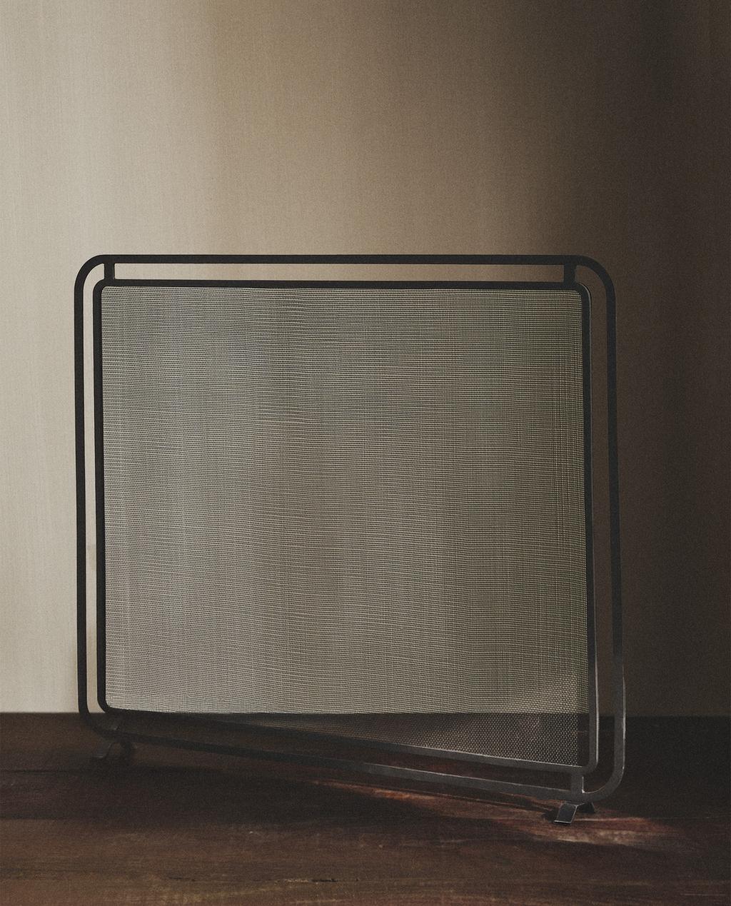 暖炉用アイアンスパークスクリーン