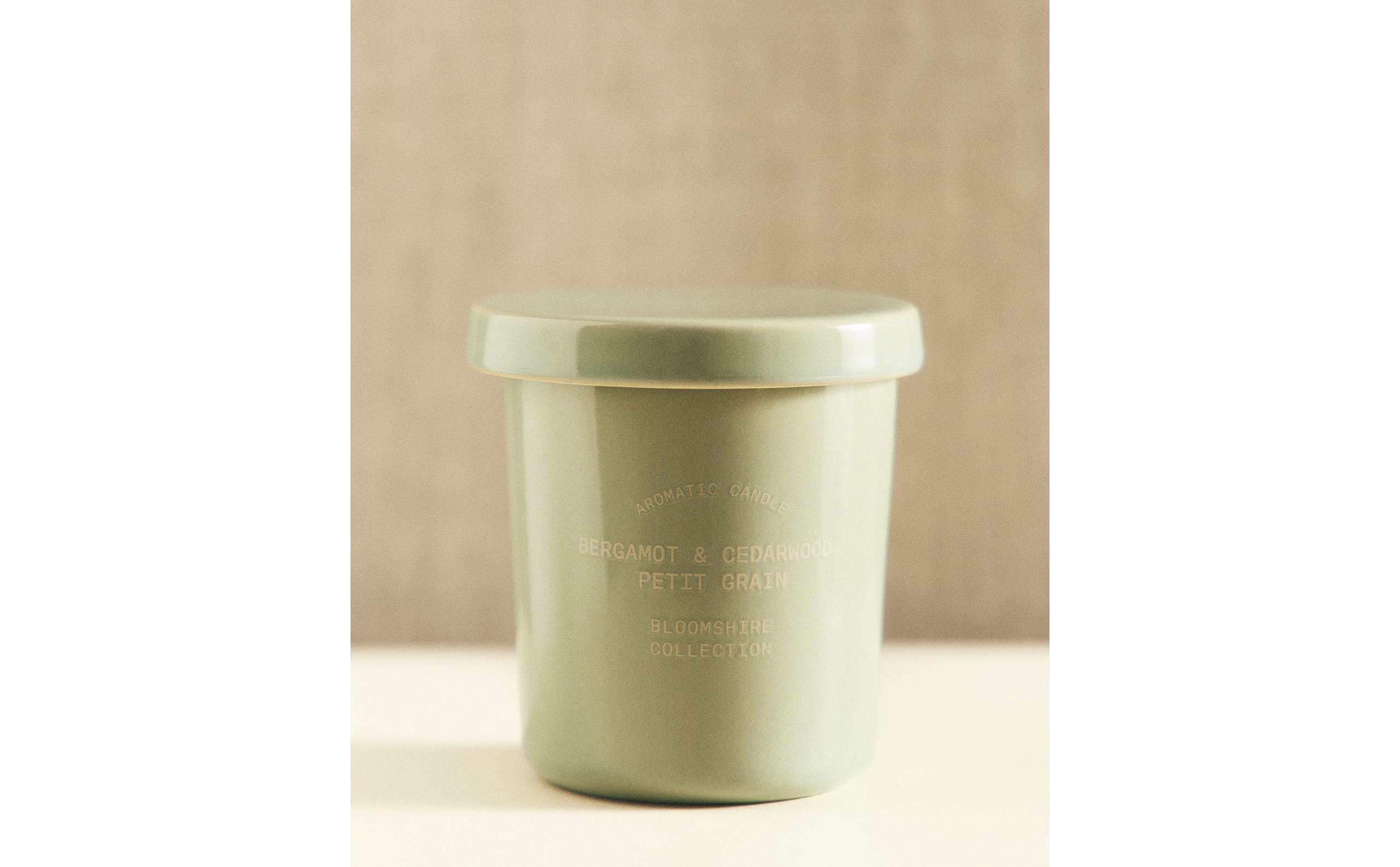 (170 G) BERGAMOT & CEDARWOOD SCENTED CANDLE