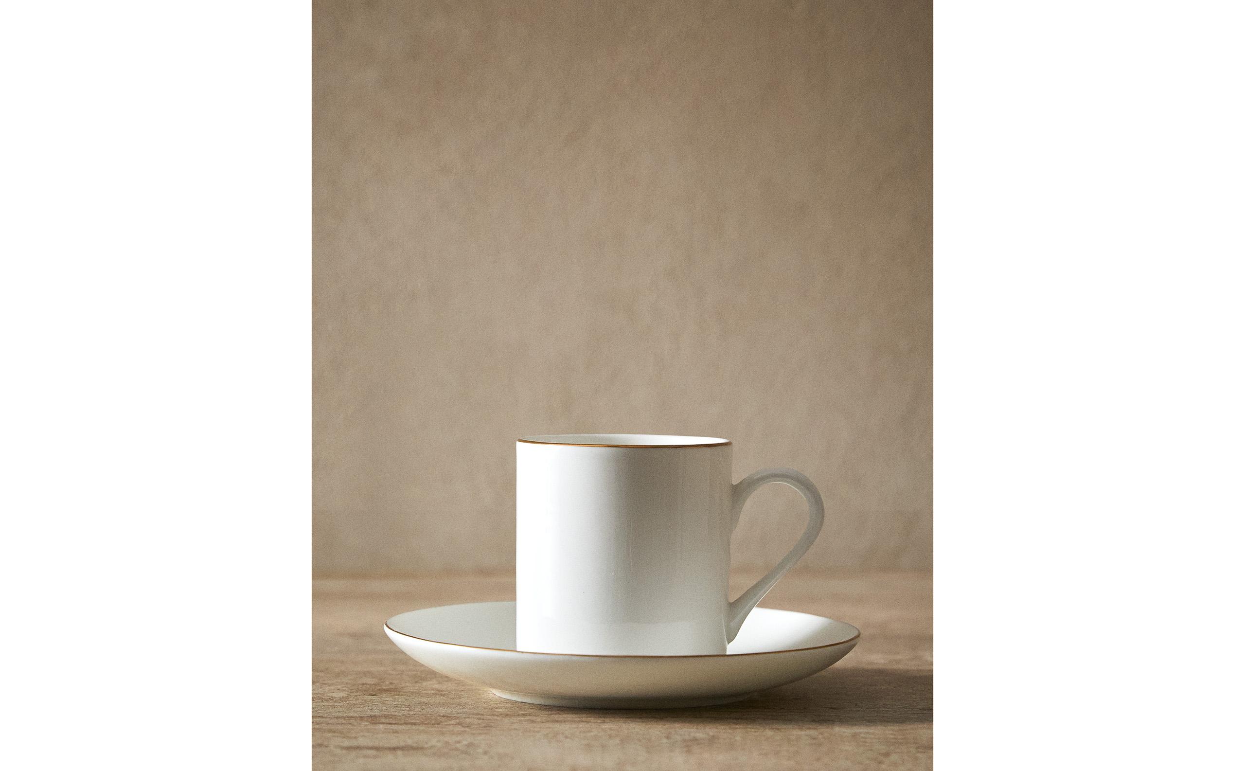 コーヒーカップ&ソーサー ボーンチャイナ エッジ | Zara Home コーヒーカップ&ソーサー ボーンチャイナ エッジ | Zara Home