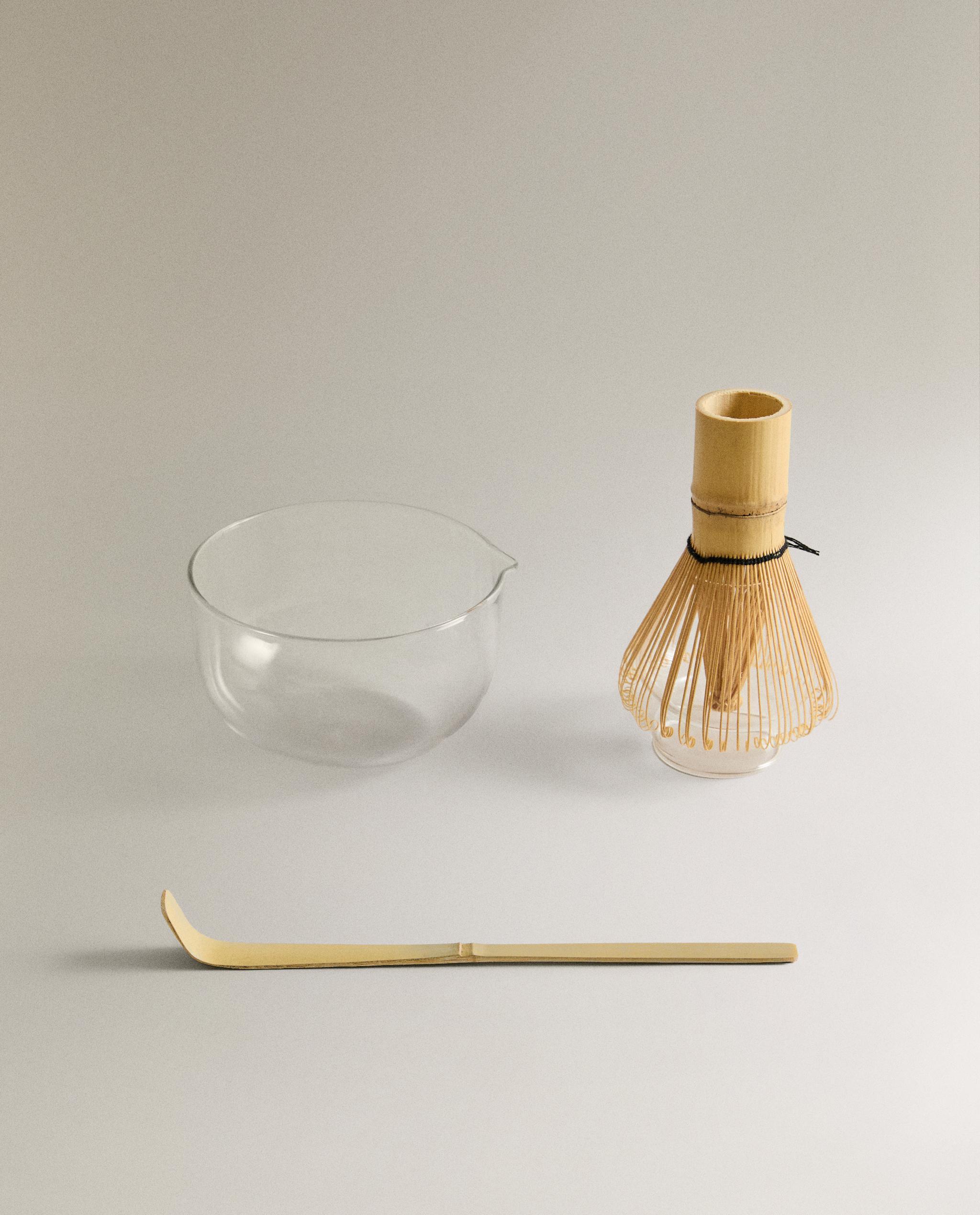 BOROSILICATE GLASS MATCHA TEA SET product thumbnail 2