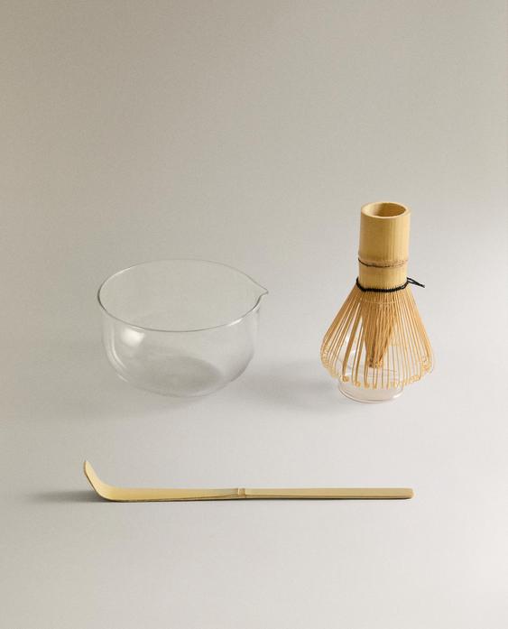 BOROSILICATE GLASS MATCHA TEA SET