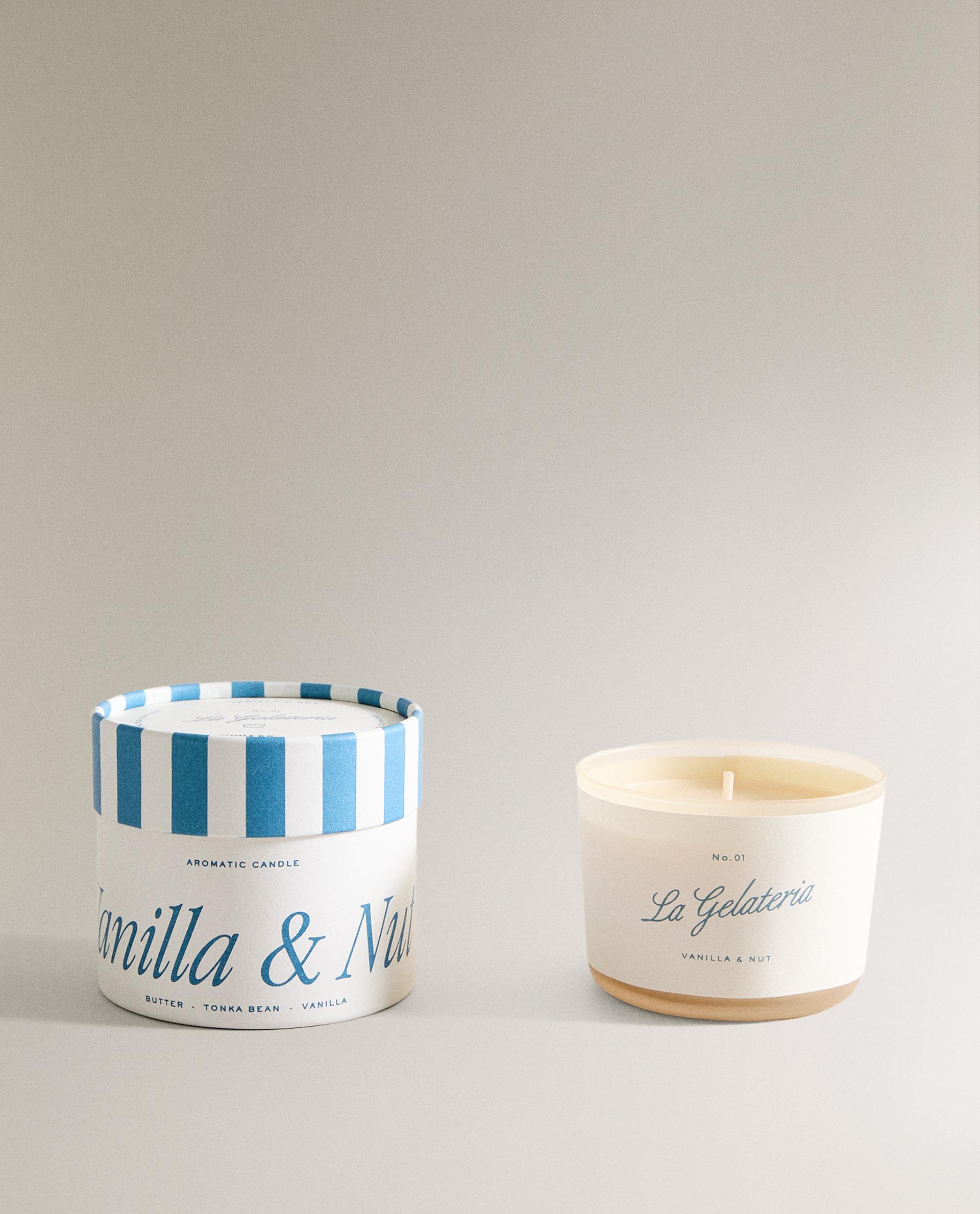 150G）VANILLA & NUT アロマティックキャンドル | Zara Home