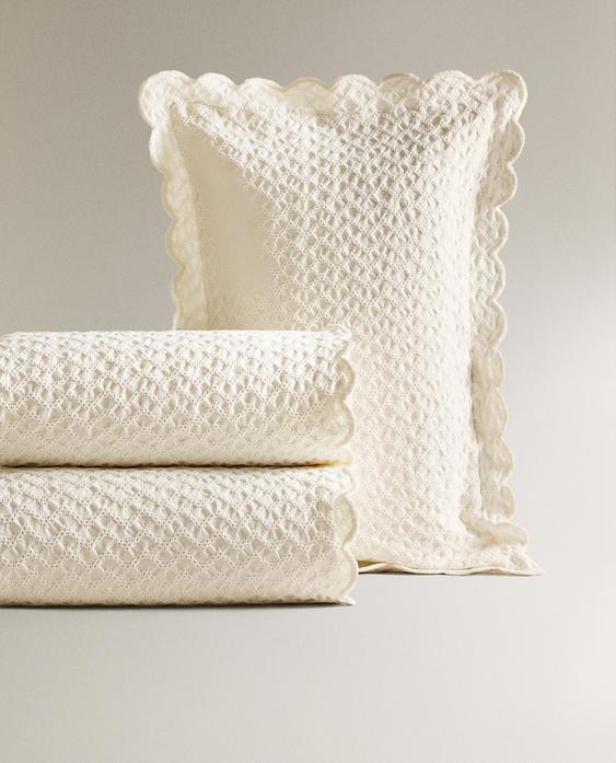 شرشف للأطفال بملمس وافل صغير