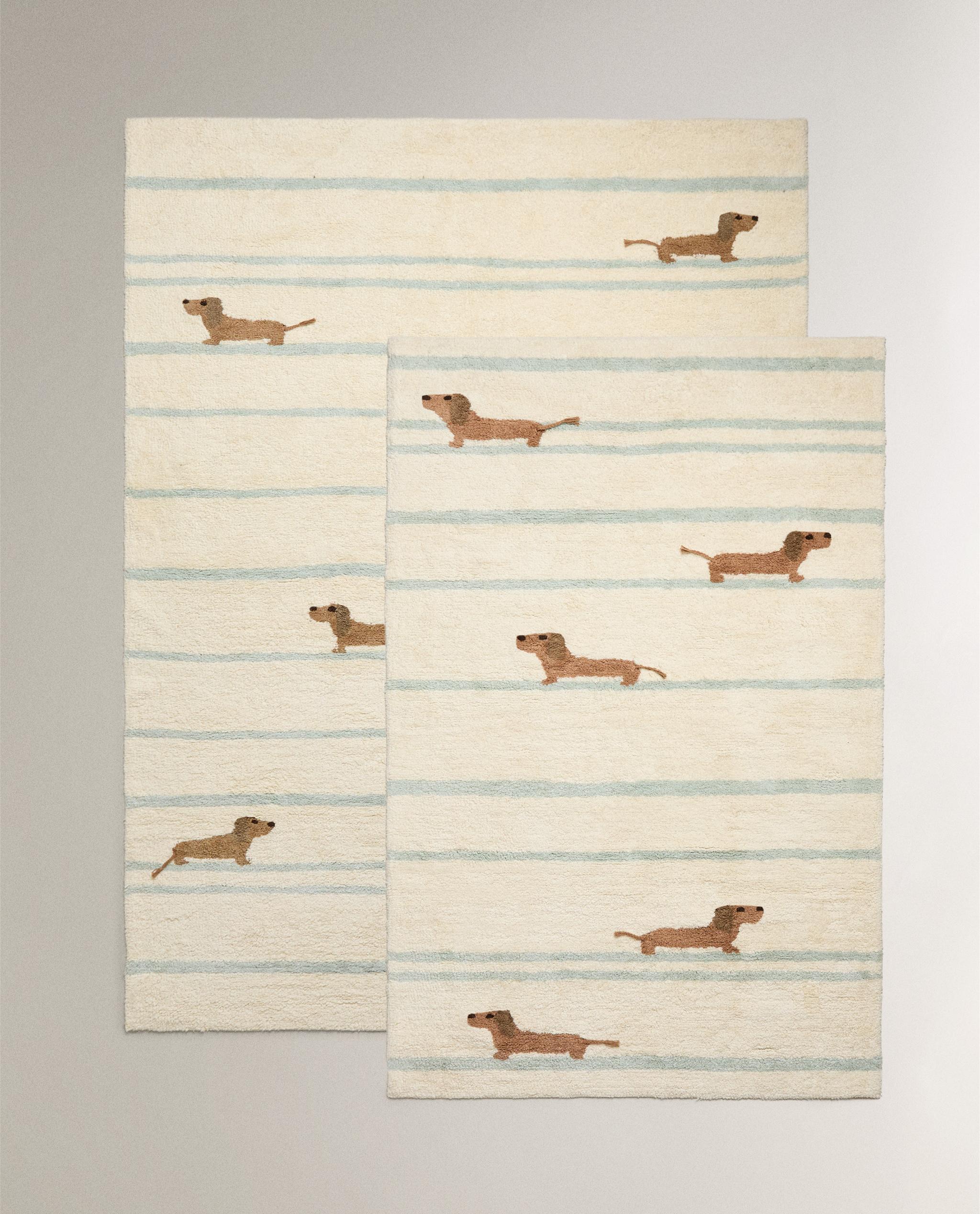 KIDS' DOG DESIGN COTTON RUG product thumbnail 13