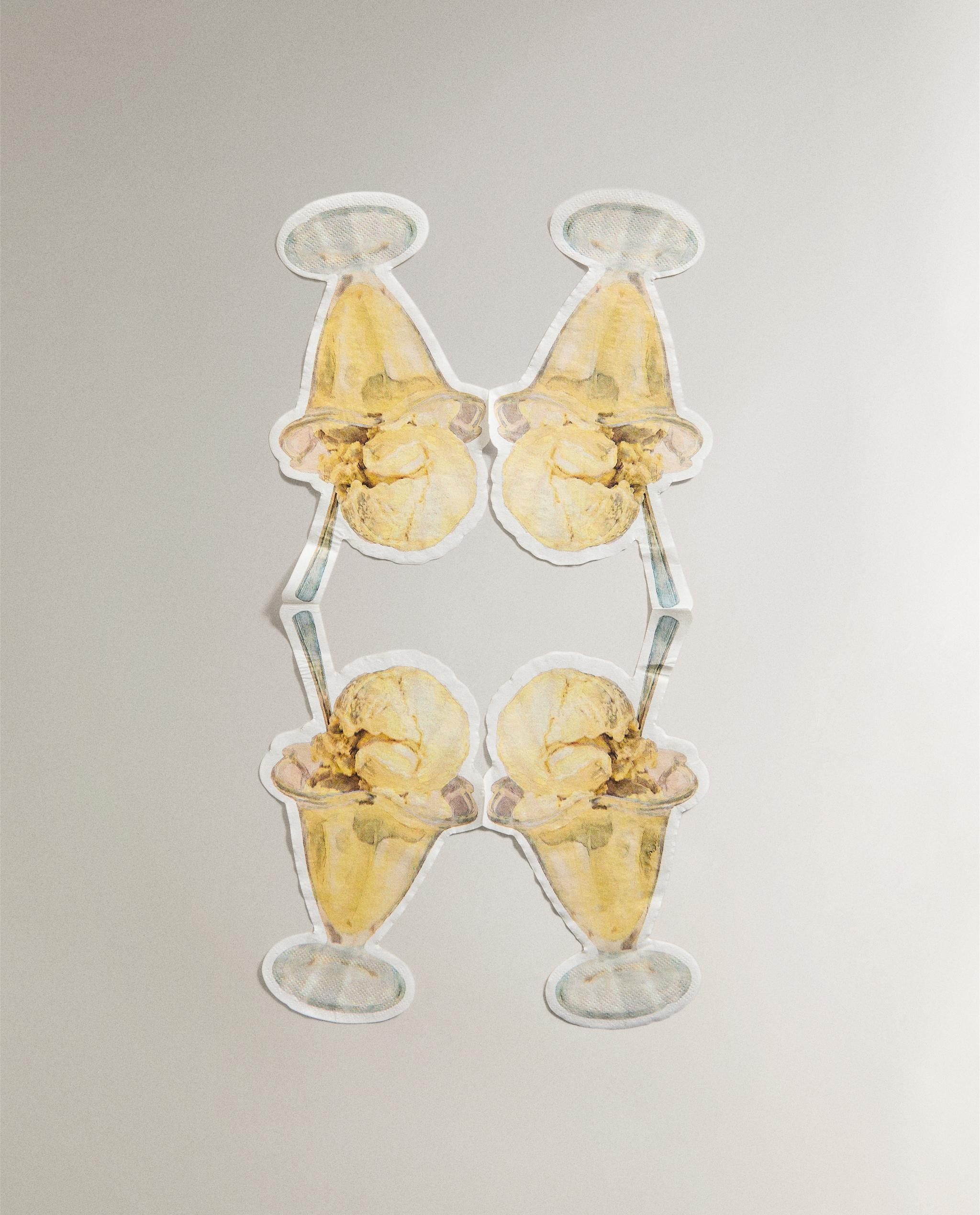 PACK OF ICE CREAM CUP PAPER NAPKINS (PACK OF 20) product thumbnail 4