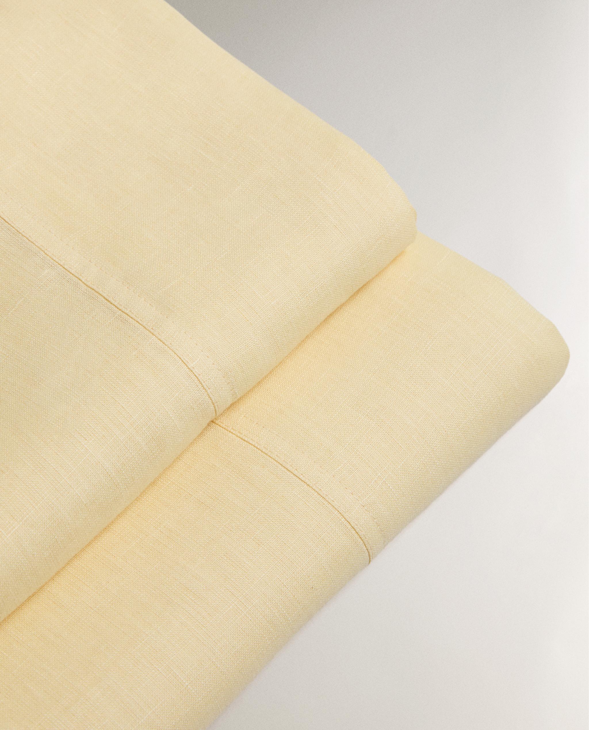 WASHED LINEN FLAT SHEET (140 GSM) product thumbnail 4