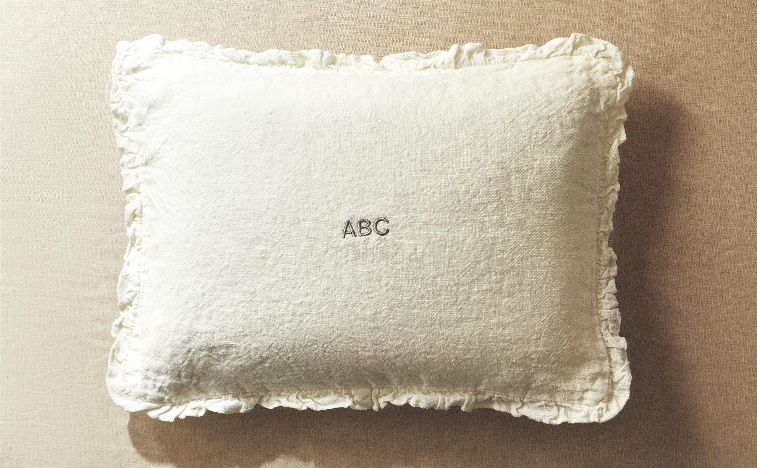 WASHED LINEN CUSHION COVER