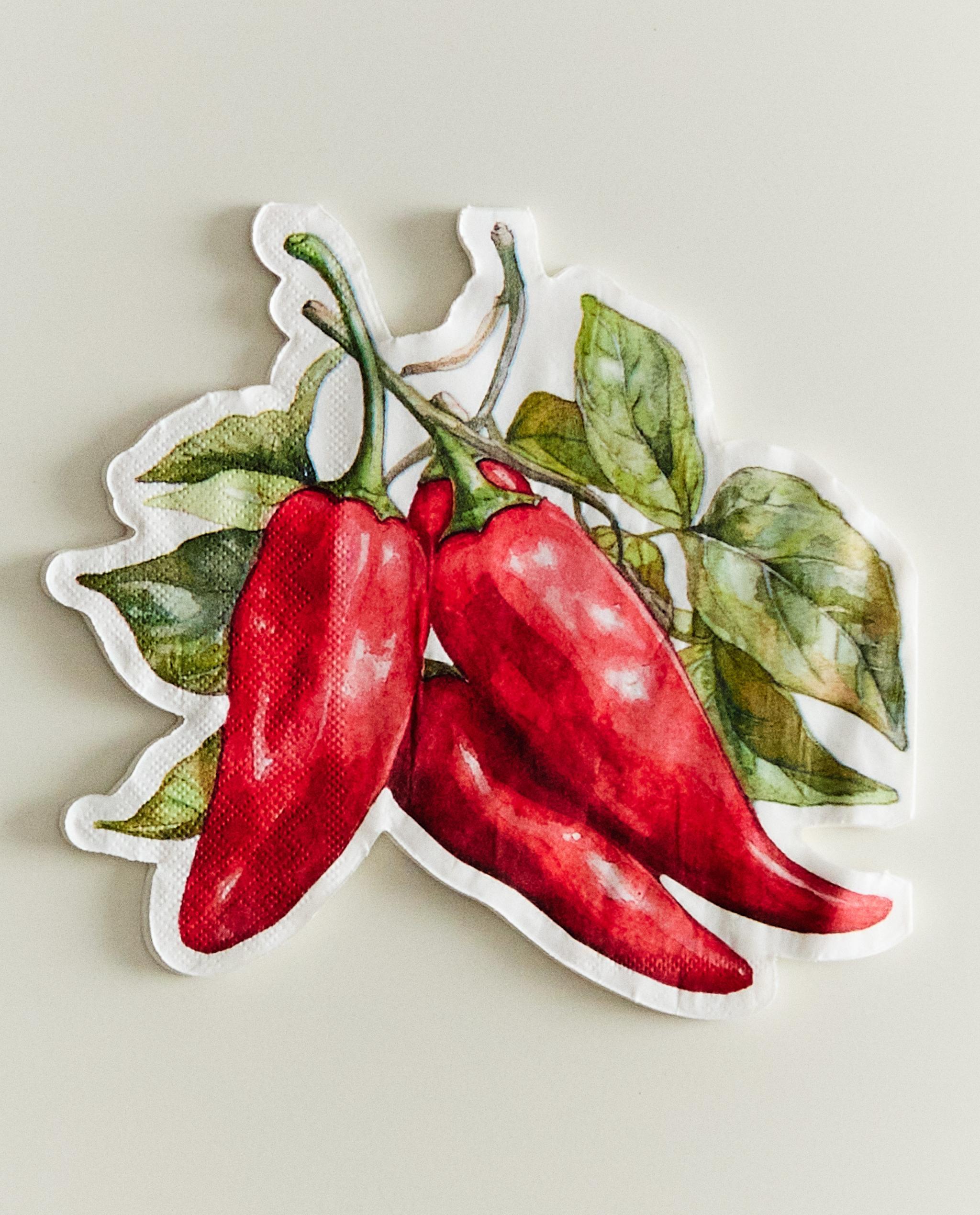PACK OF CHILLI PAPER NAPKINS (PACK OF 20) product thumbnail 6