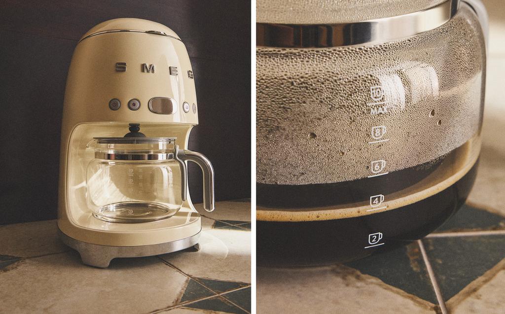 SMEG PROGRAMMABLE DRIP COFFEE MACHINE SMEG PROGRAMMABLE DRIP COFFEE MACHINE