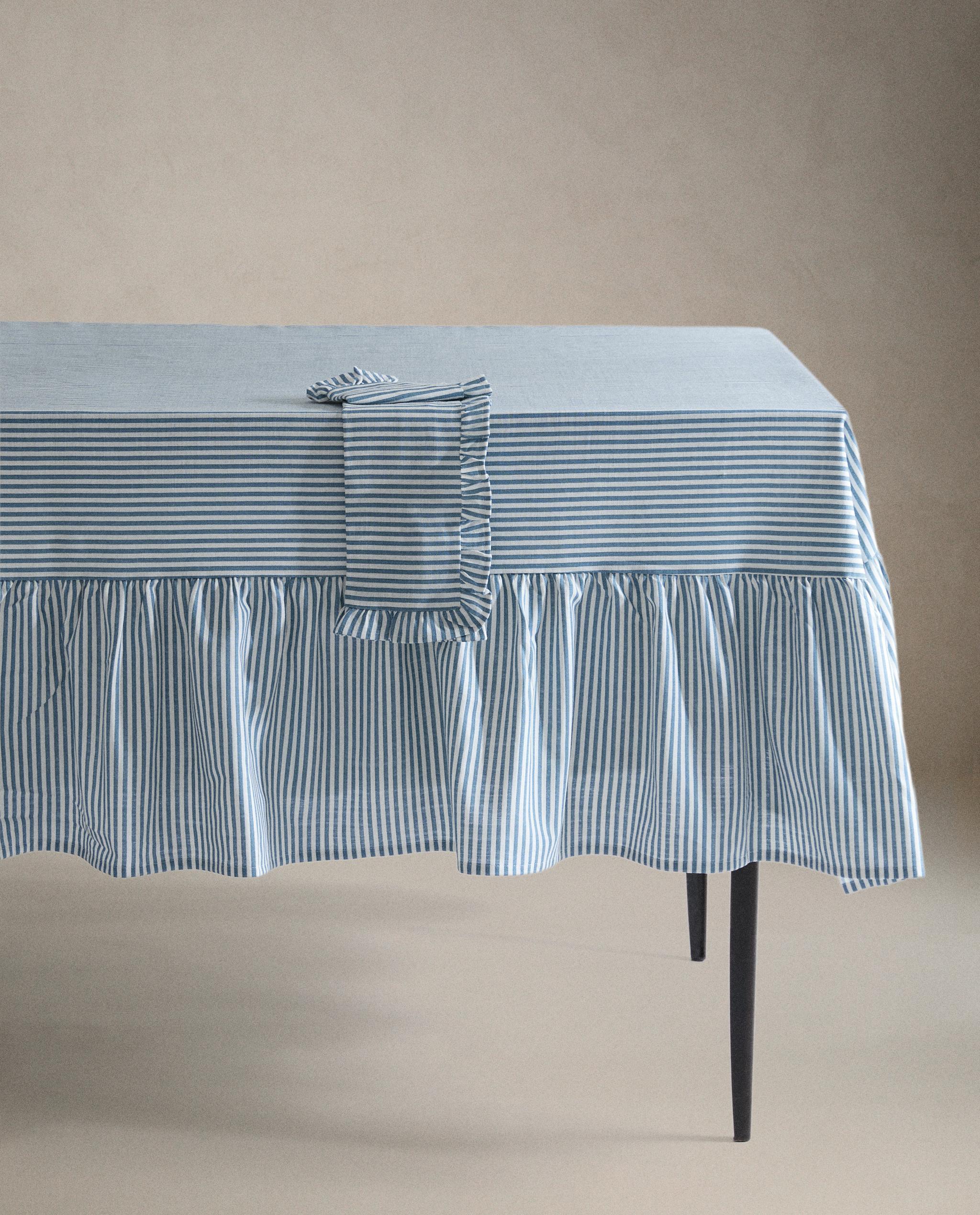 RUFFLED COTTON TABLECLOTH product thumbnail 16