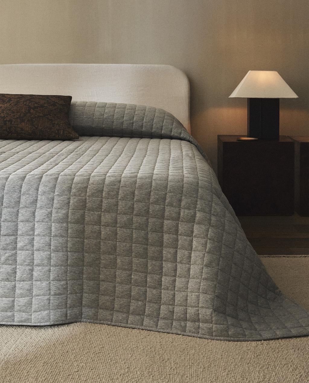 EDREDON JERSEY MELANGE GRIS
