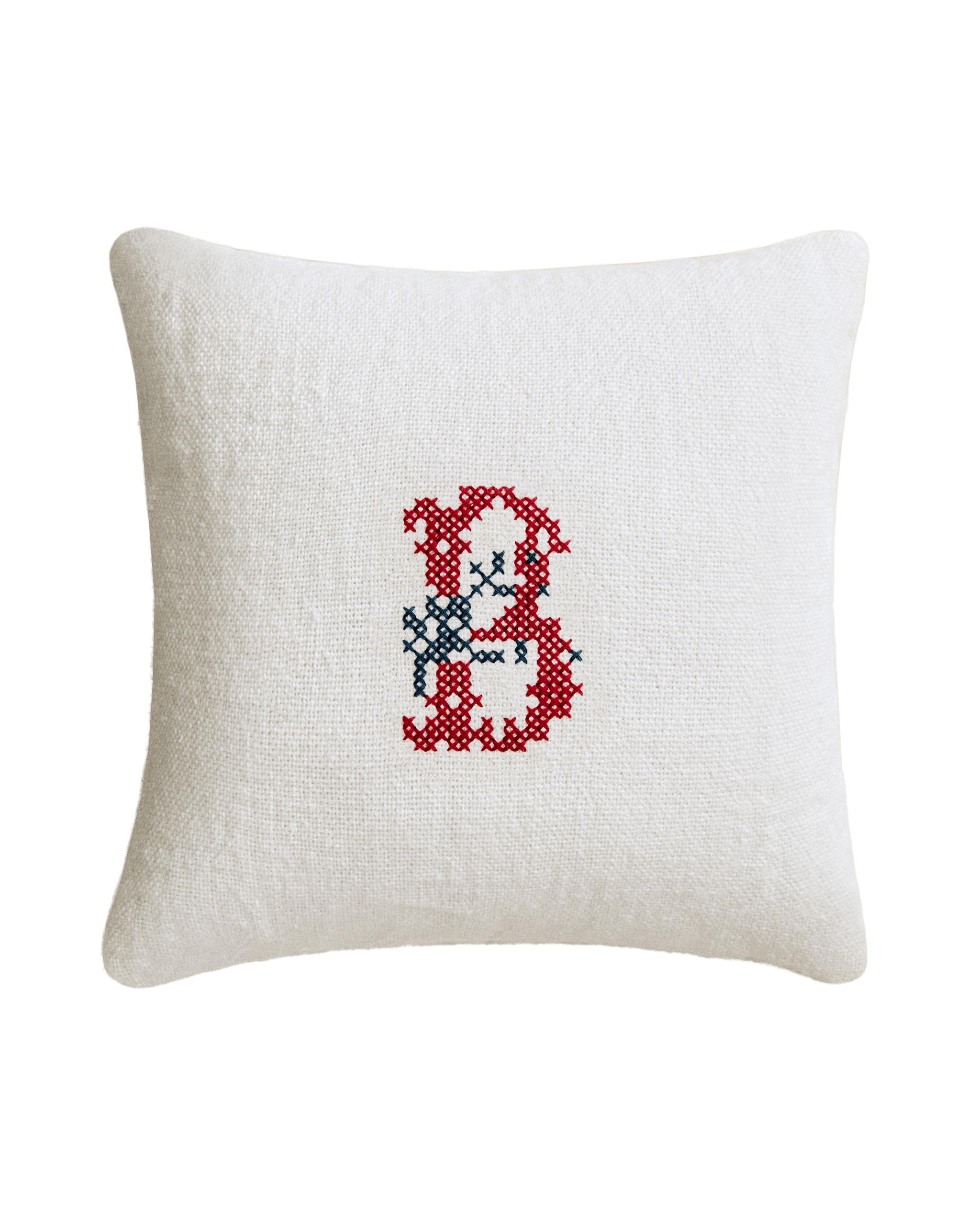 LINEN CUSHIONS WITH ALPHABET EMBROIDERY product thumbnail 16