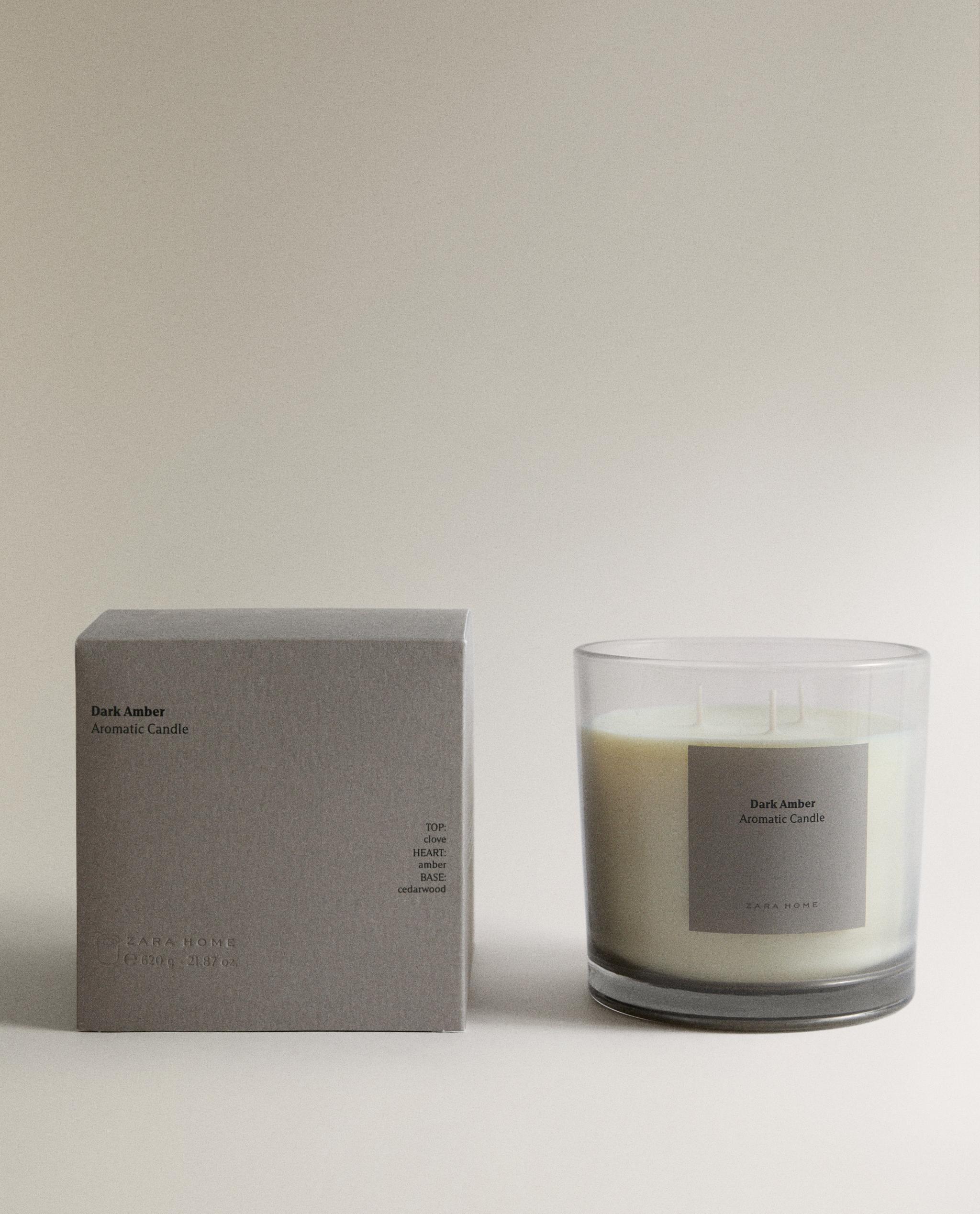 (620 G) DARK AMBER SCENTED CANDLE product thumbnail 6