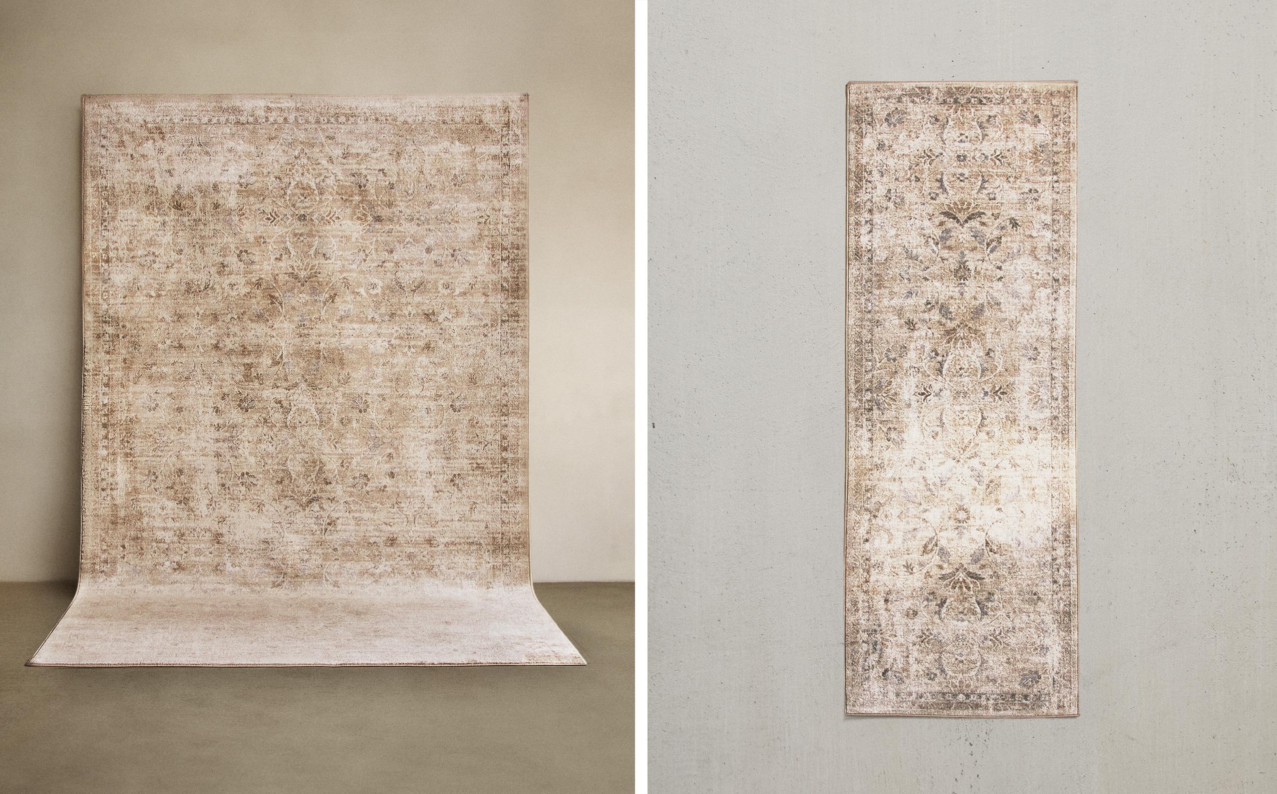 ZARA HOME ラグ 150x200 cm インディゴ ロンハーマン wtw ヴィンテージ調 ラグ | Zara Home 日本/Japan