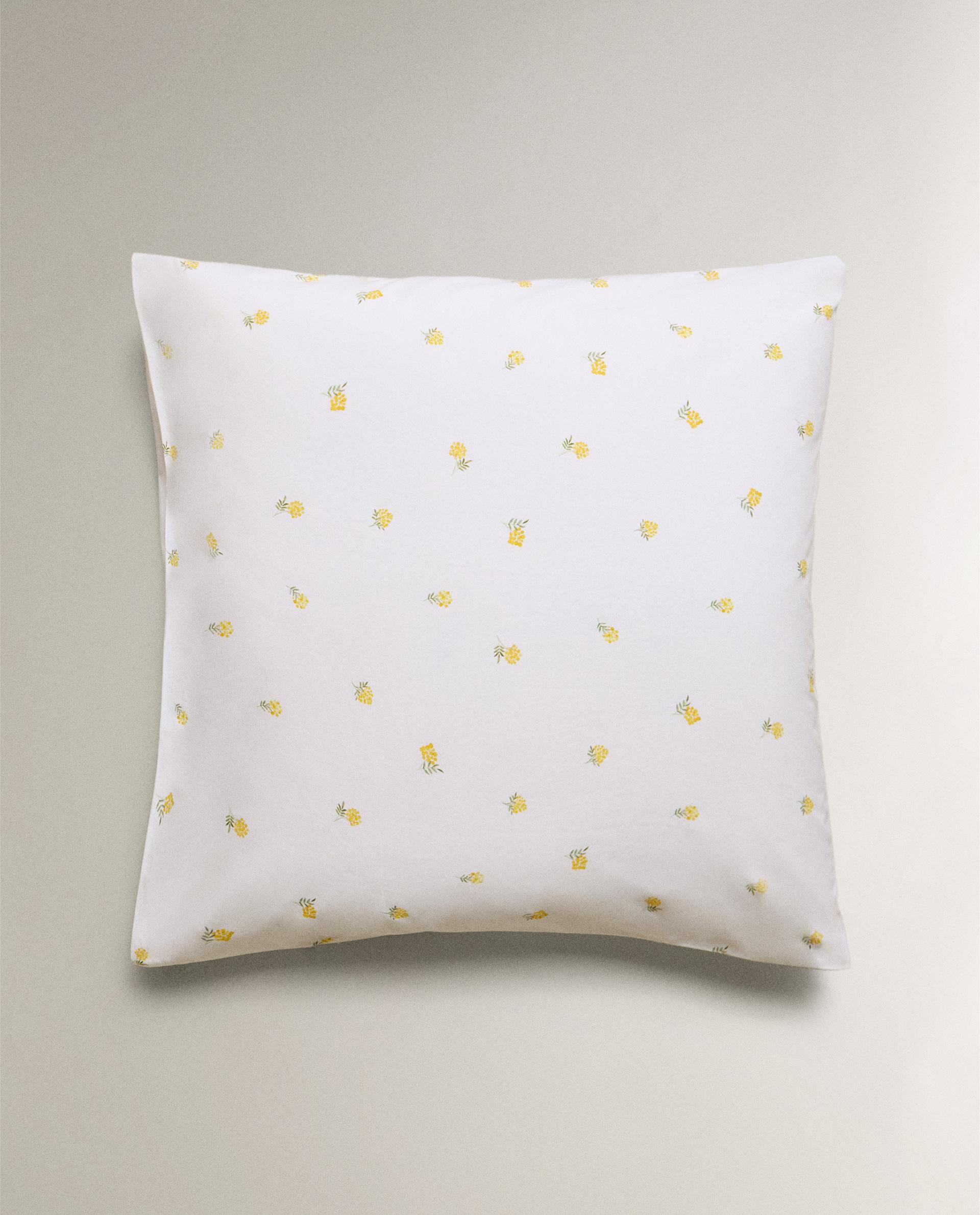 ZARA ミモザ柄デュペカバー&ピローケース ZARA HOMEミモザ柄デュペカバー&ピローケース ミモザ プリント