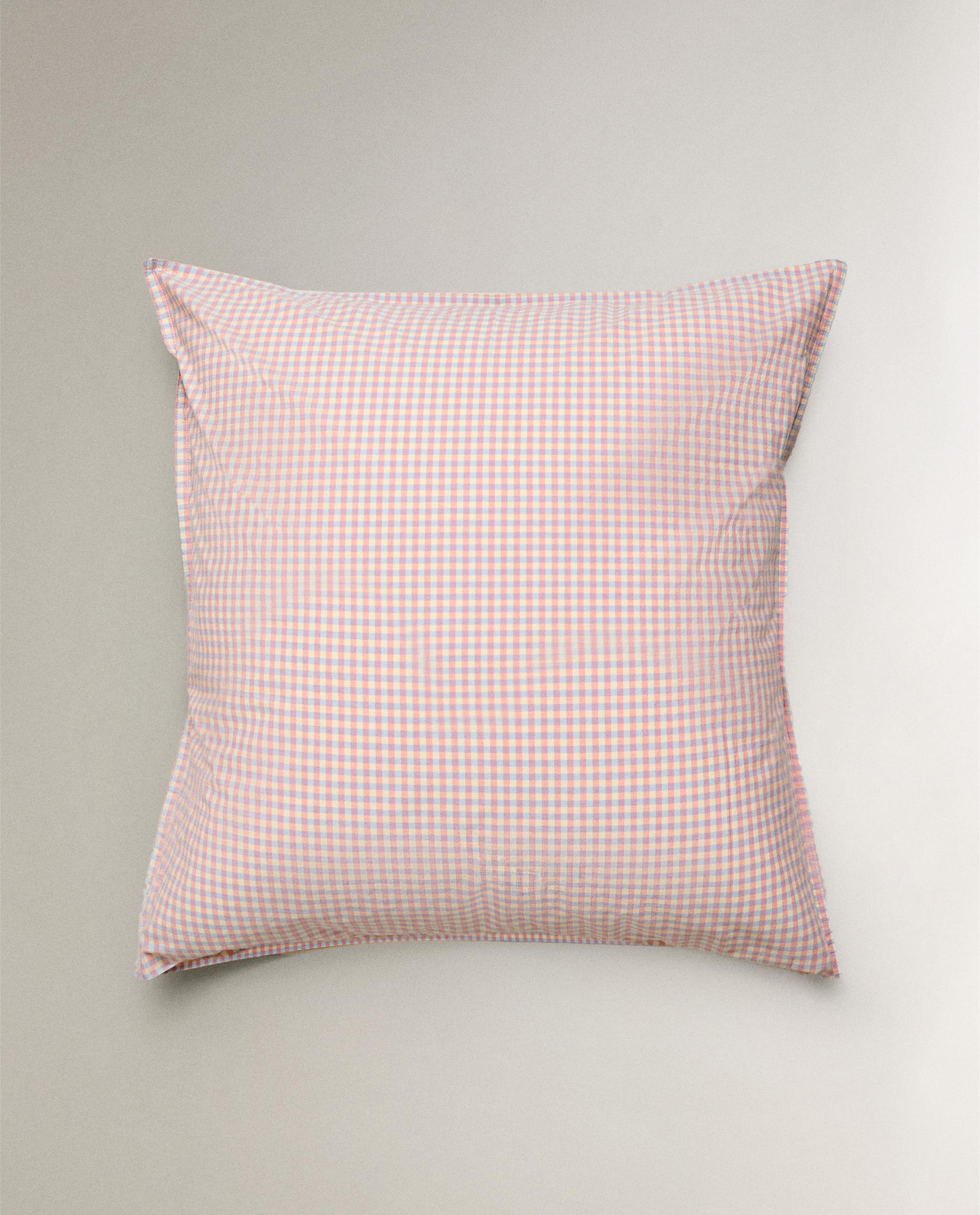 KIDS' GINGHAM COTTON PILLOWCASE product thumbnail 6