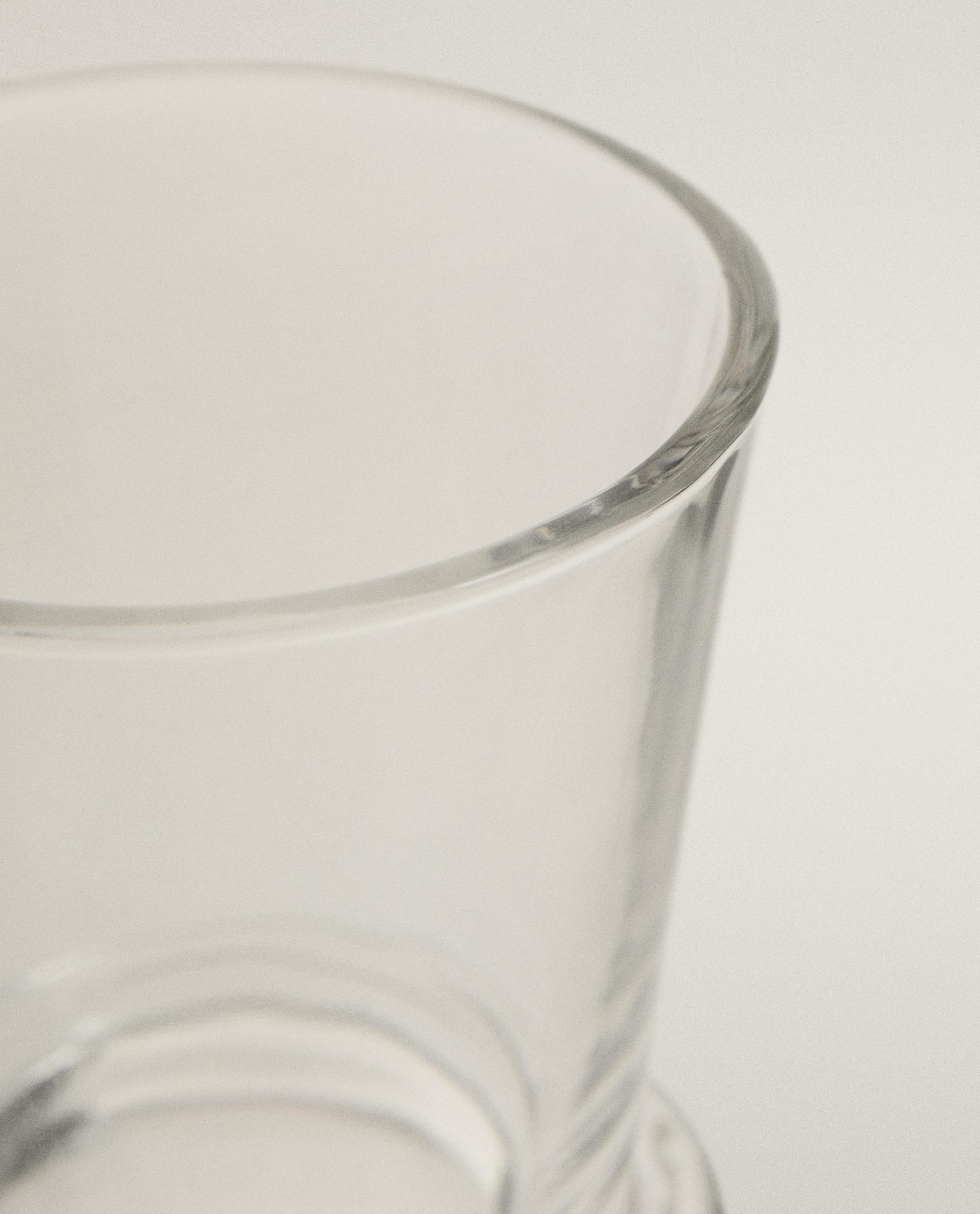 TRANSPARENT GLASS CAPPUCCINO CUP product thumbnail 6