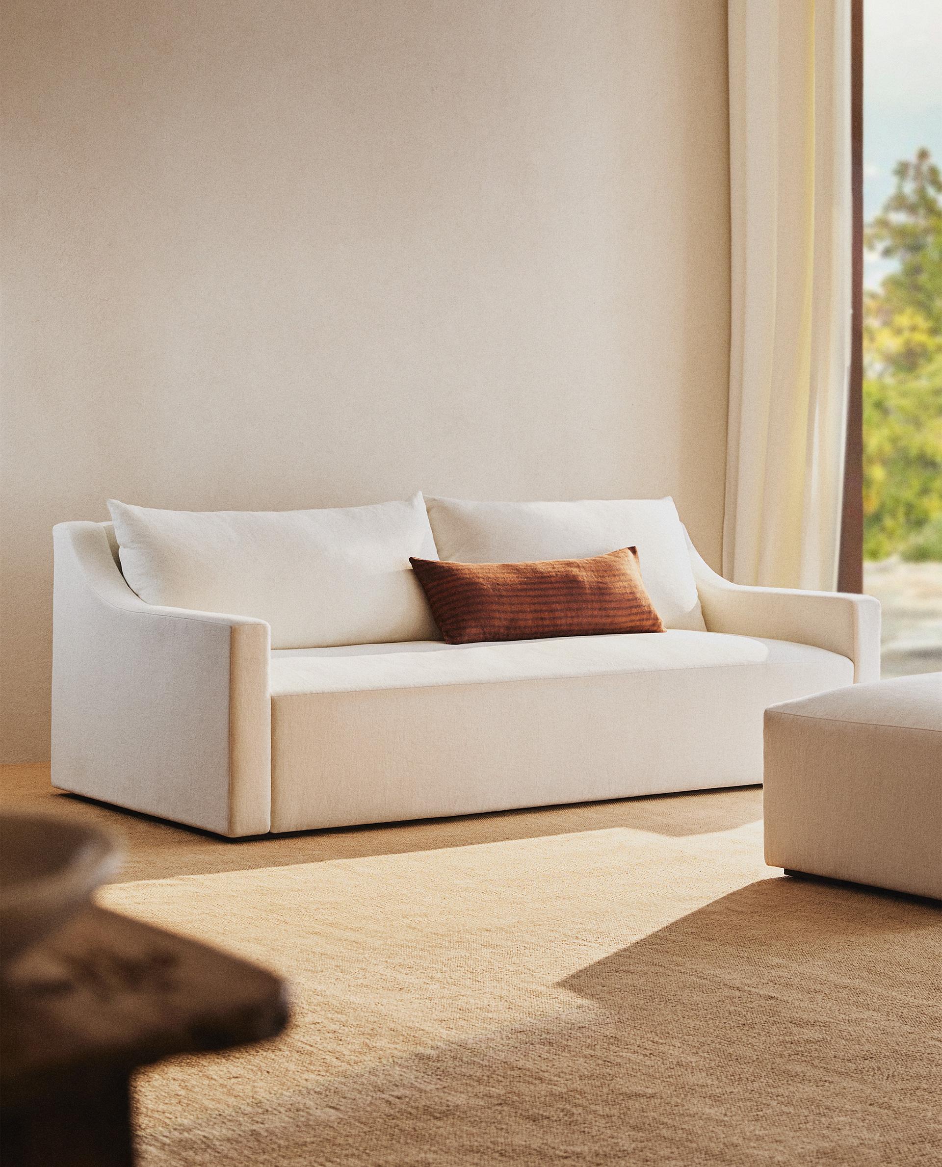 WASHED LINEN SOFA