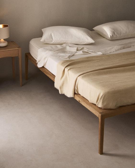 WOODEN BED FRAME