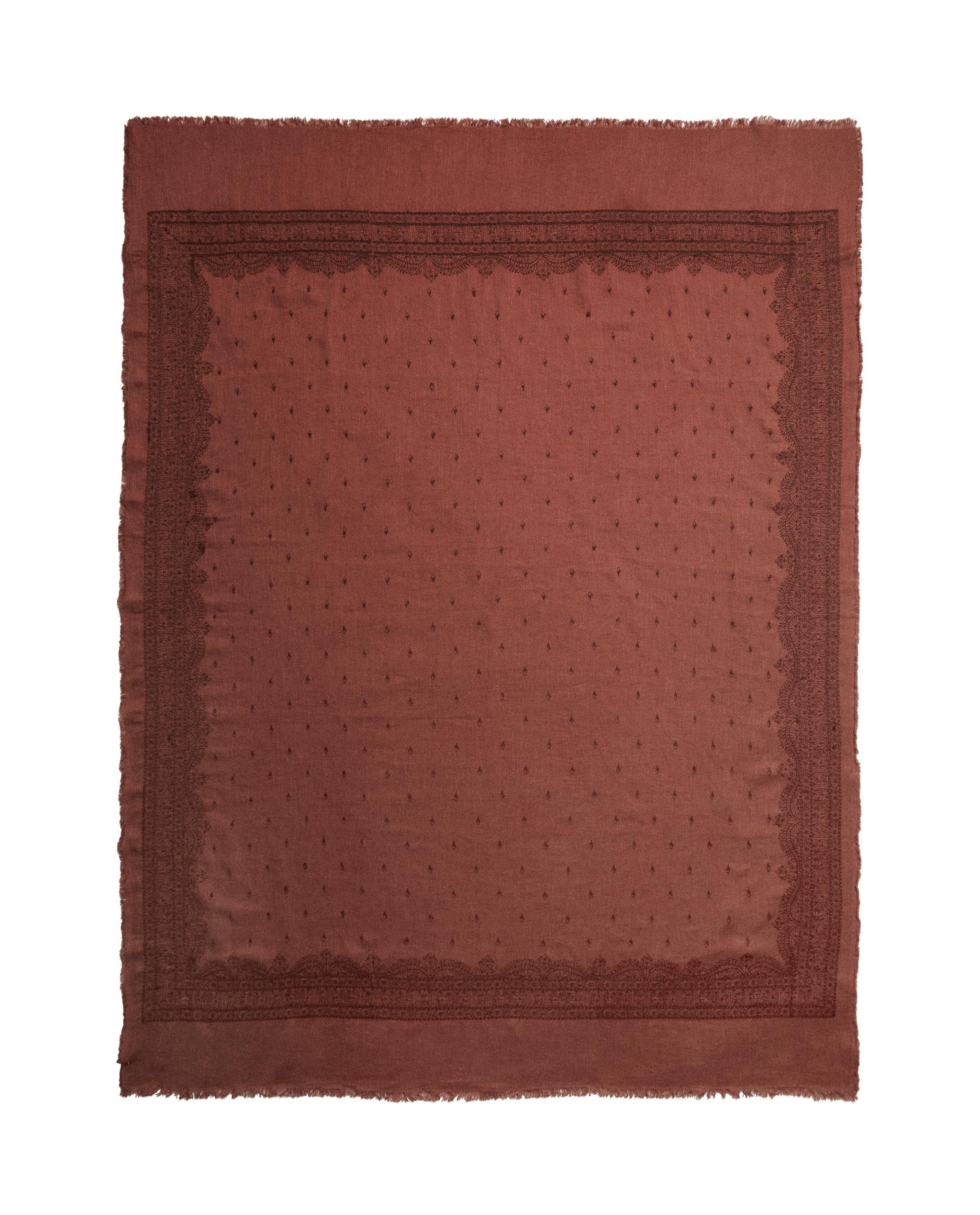EMBROIDERED LINEN AND COTTON BLANKET product thumbnail 2