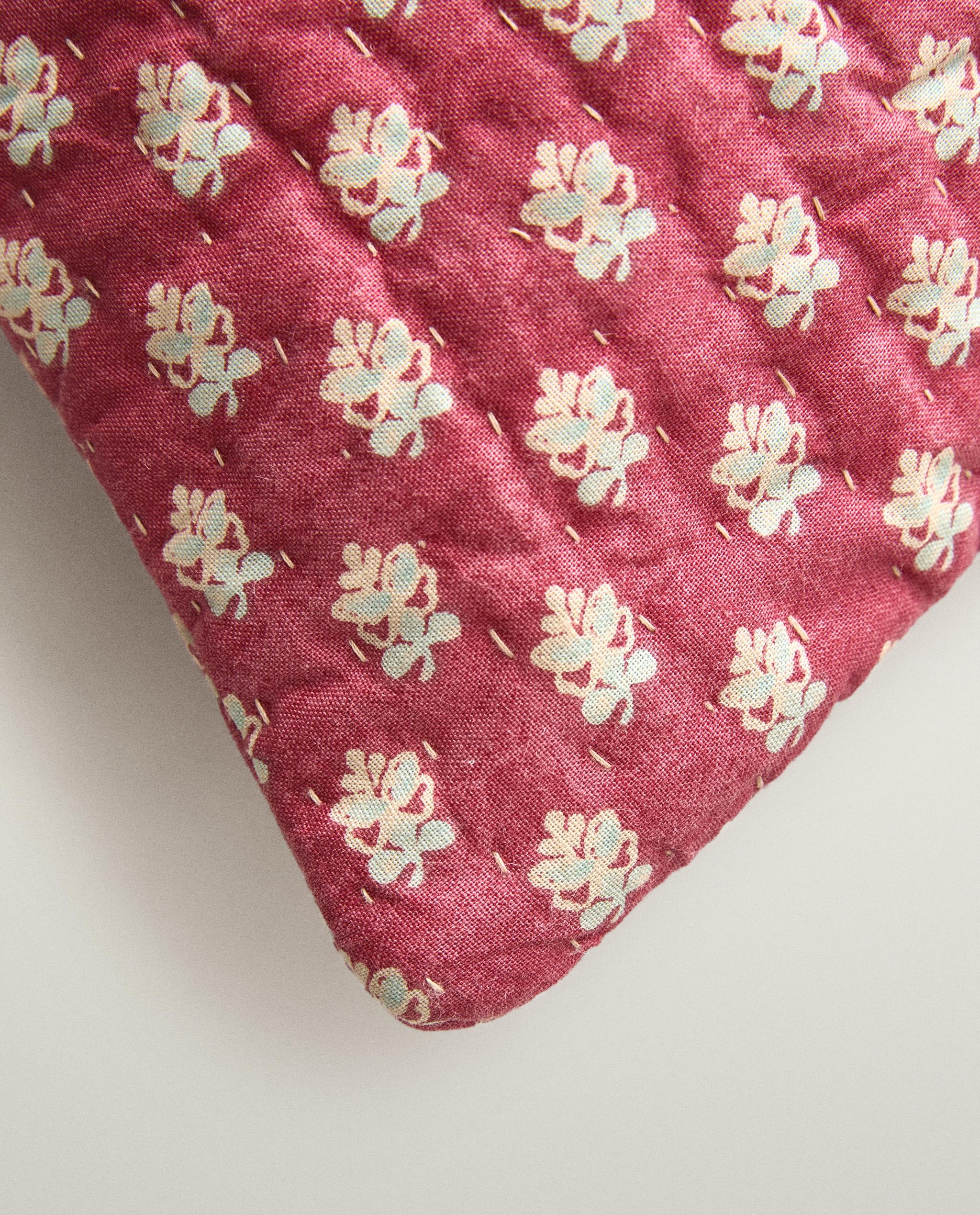 FLORAL COTTON CUSHION COVER | KATHARINE POLE product thumbnail 10