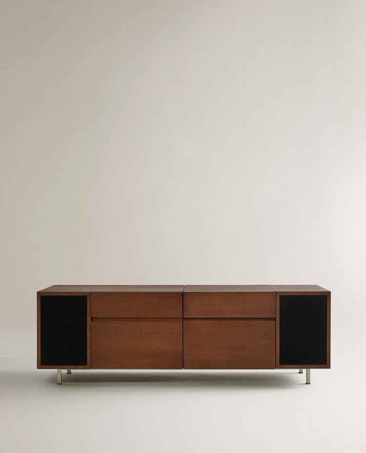 OAK STORAGE CABINET