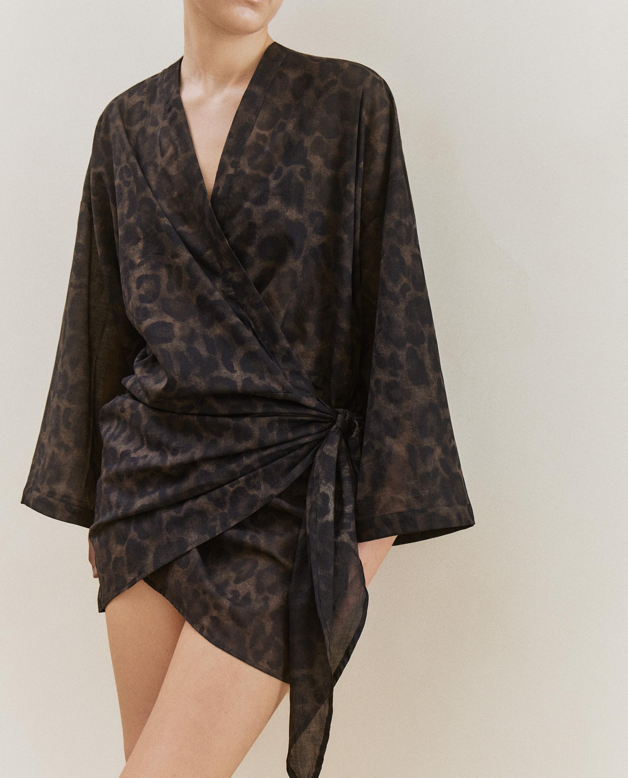 ANIMAL PRINT COTTON DRESS product thumbnail 8